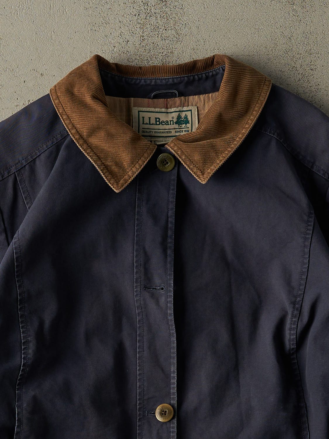 Vintage 90s Navy Blue LL Bean Chore Jacket (XXL)