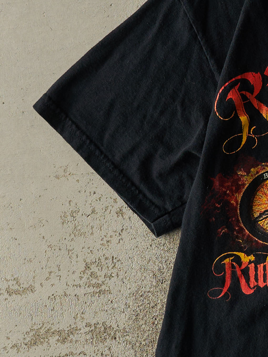Vintage Y2K Black Ripley's Bike Rally Tee (S/M)