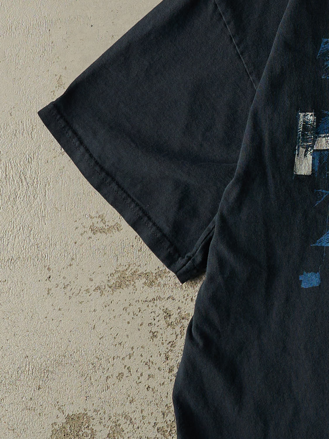 Vintage 90s Navy Blue Hurley Logo Tee (L)