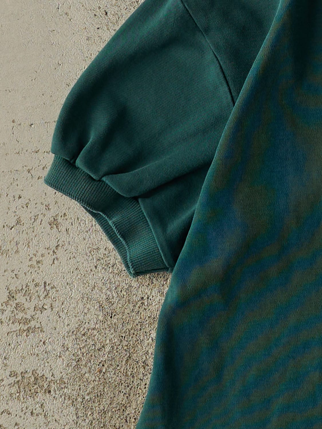 Vintage 90s Green Polo Ralph Lauren Quarter Button Tee (S)