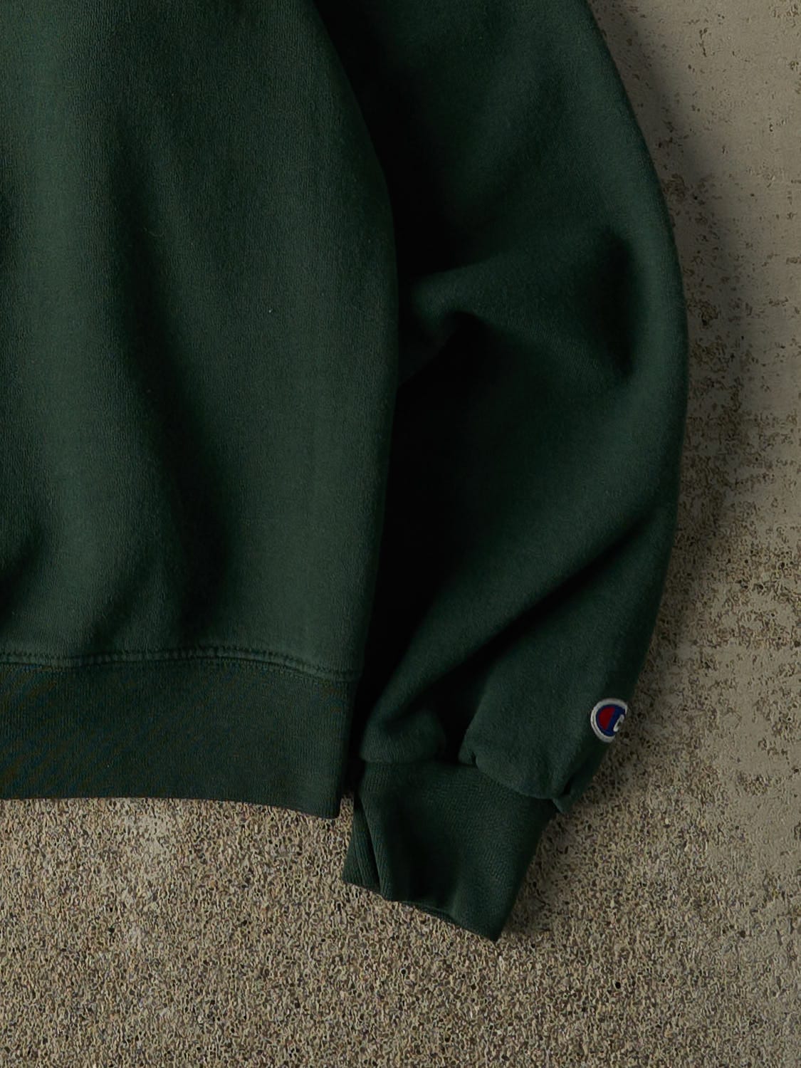 Vintage Y2K Green Champion College of Dupage Crewneck (S)