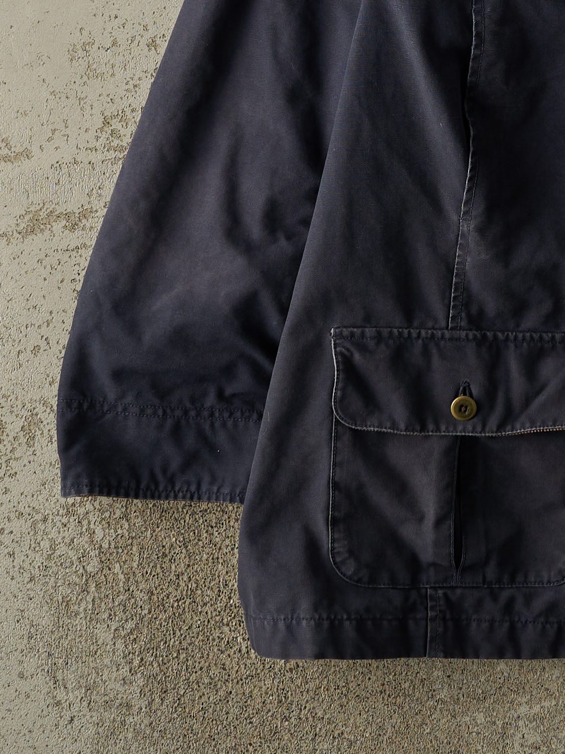 Vintage 90s Navy Blue LL Bean Chore Jacket (XXL)
