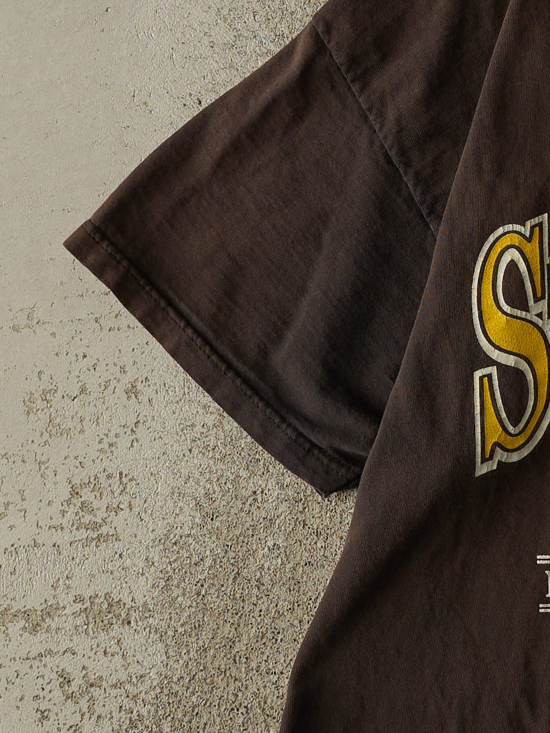 Vintage 90s Sun Faded Brown Pittsburgh Steelers Tee (XL/XXL)