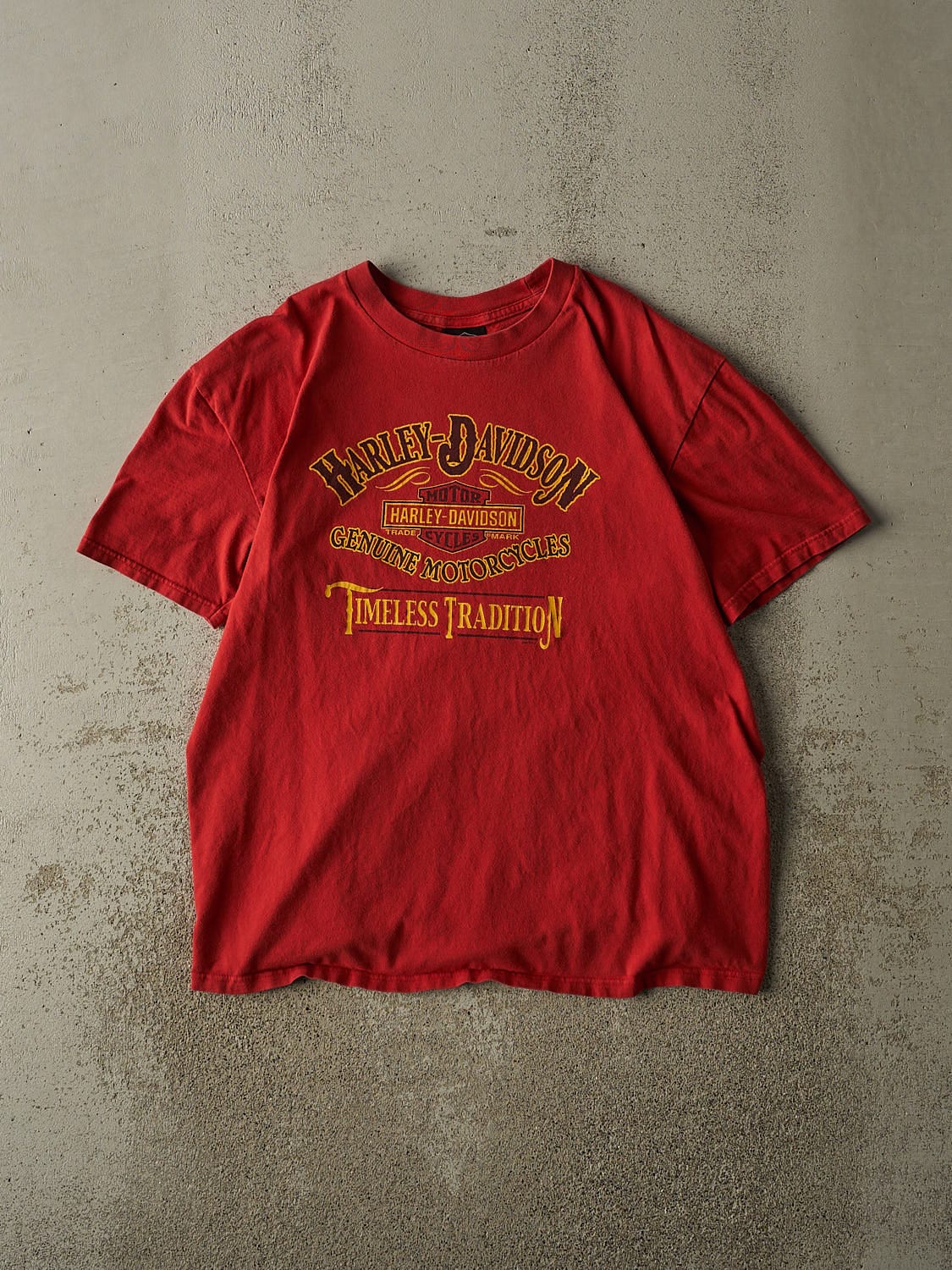 Vintage 13' Red Harley Davidson Skagway Alaska Tee (M/L)