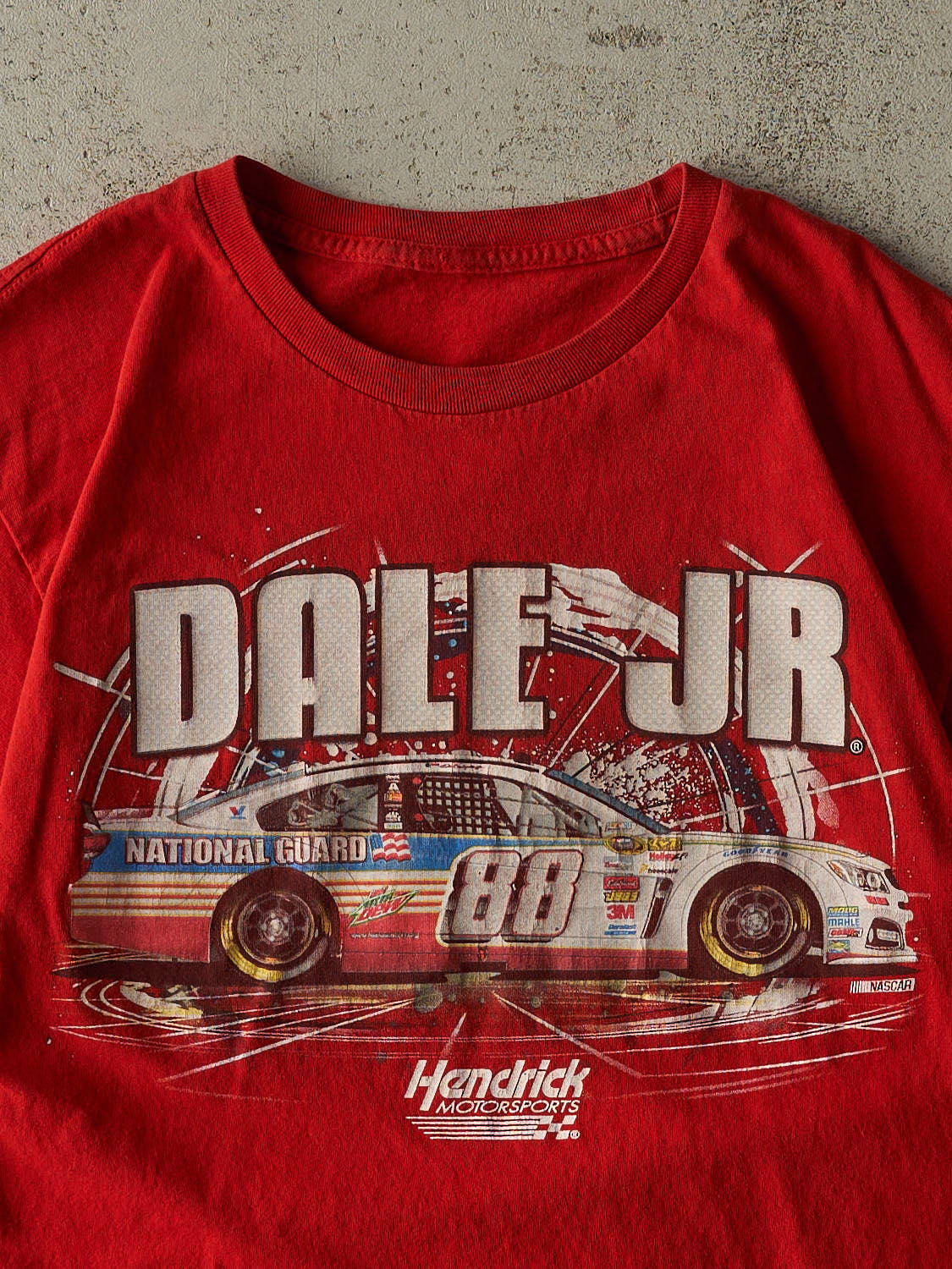 Vintage Y2K Red Dale Earnhardt Jr Nascar Tee (M/L)