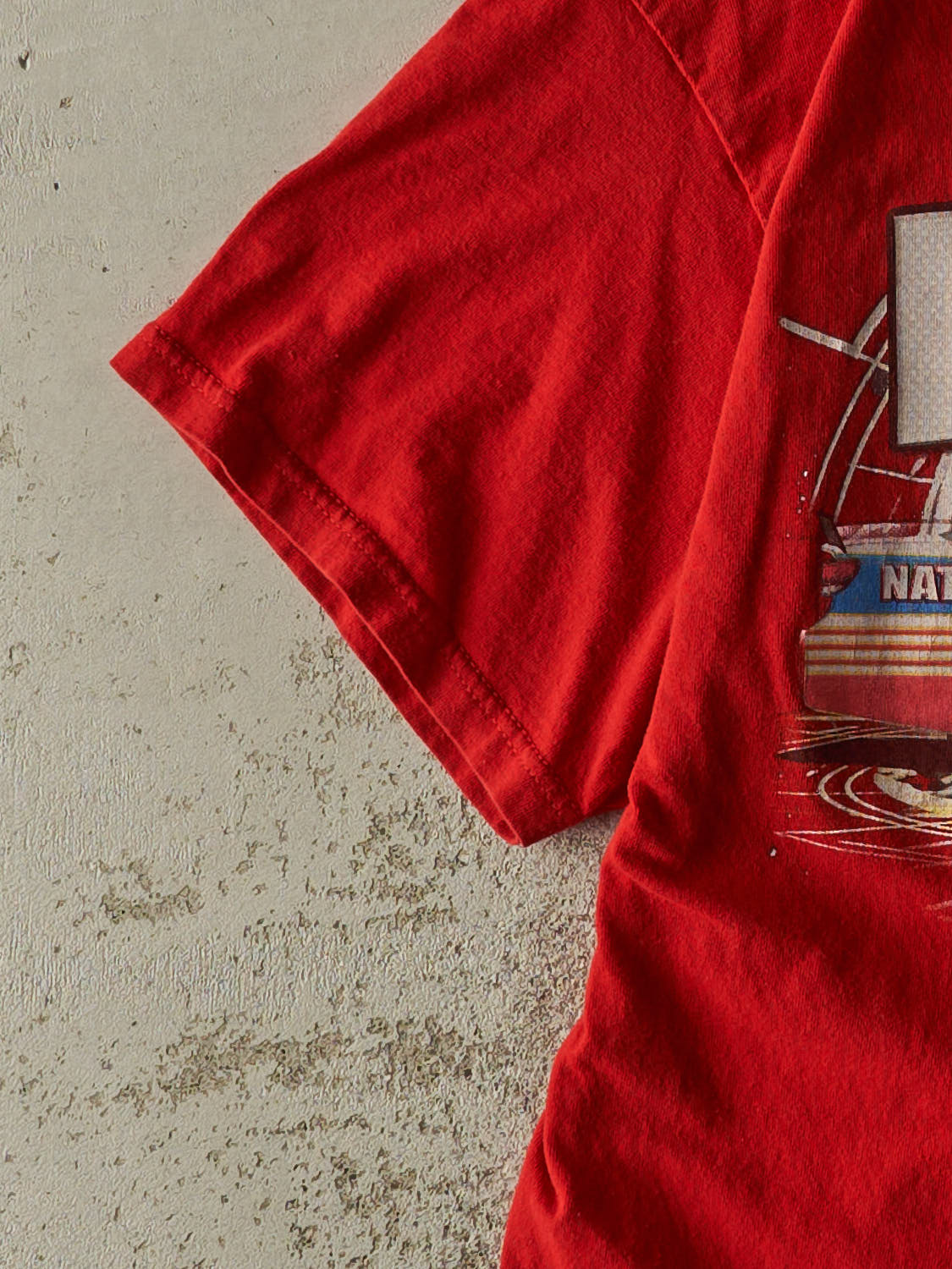 Vintage Y2K Red Dale Earnhardt Jr Nascar Tee (M/L)