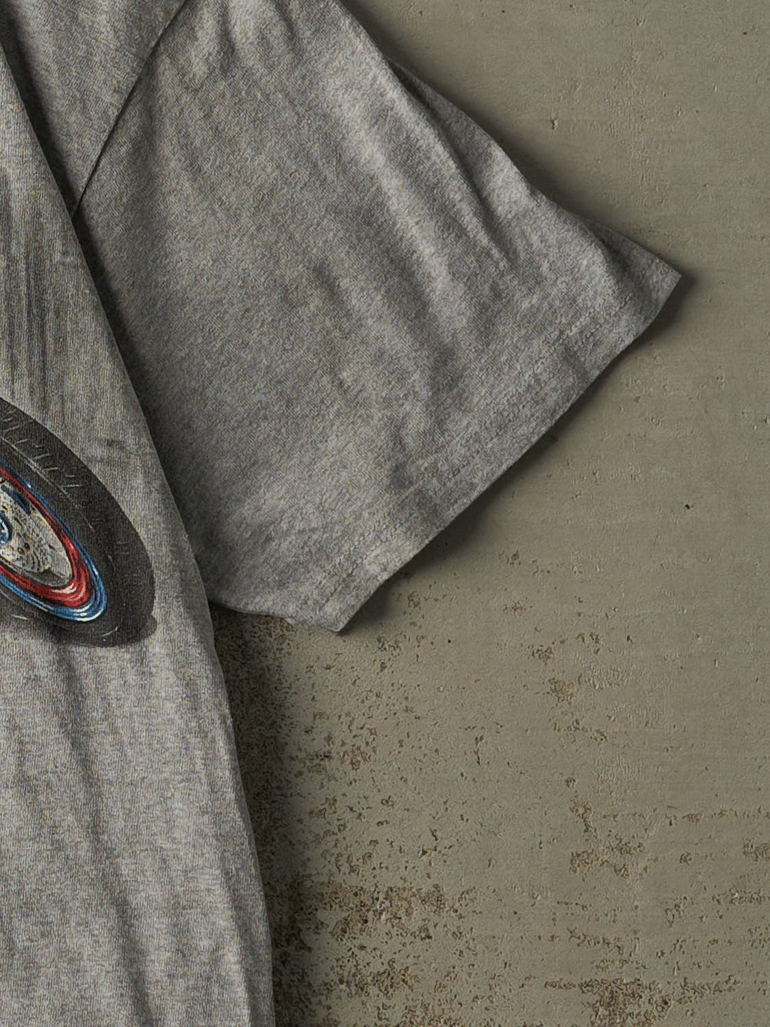 Vintage Y2K Grey Chopper American Tradition Tee (L/XL)