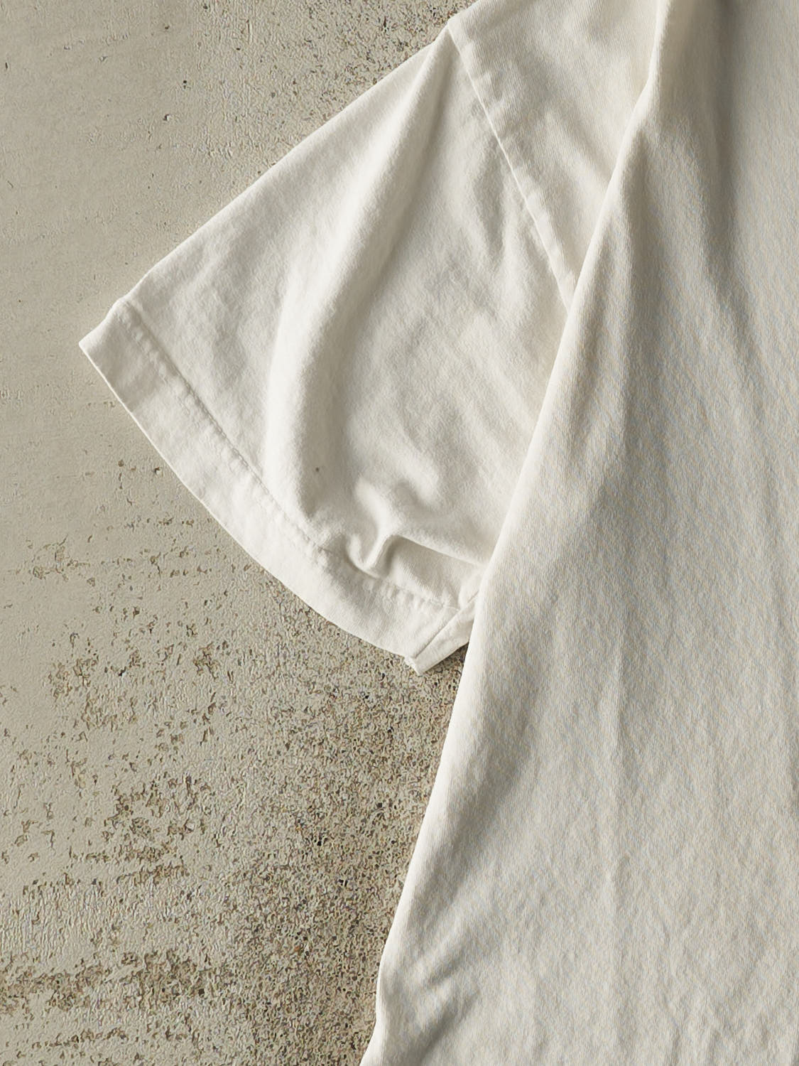 Vintage 90s White Blank Ringer Tee (M)