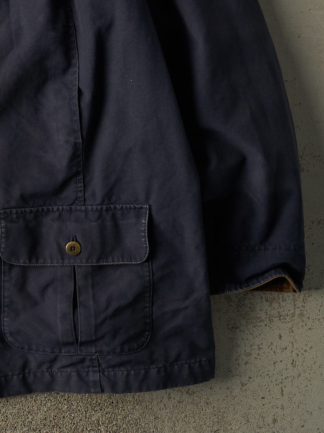 Vintage 90s Navy Blue LL Bean Chore Jacket (XXL)