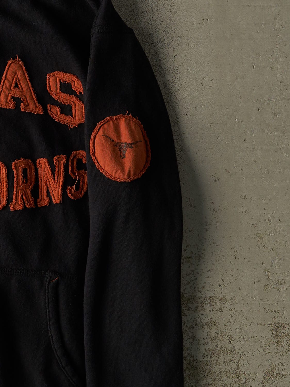 Vintage Y2K Black University of Texas Longhorns Zip Up Hoodie (M)