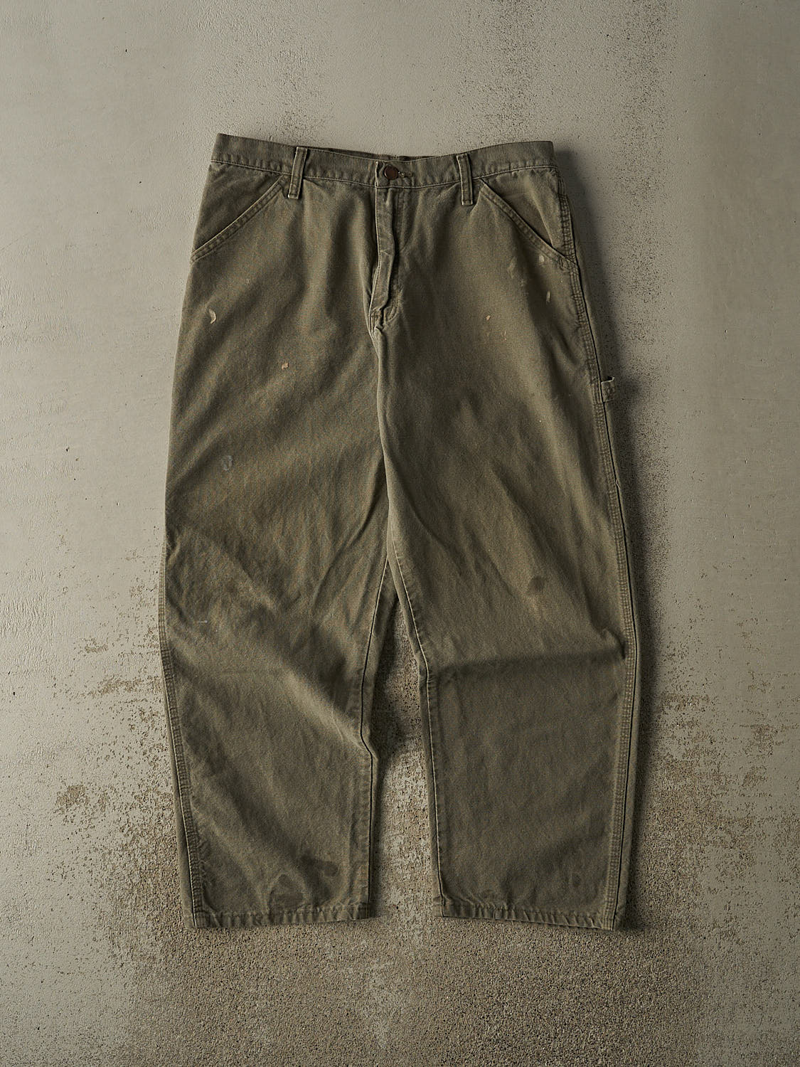 Vintage 90s Green Rustler Carpenter Pants (34x28.5)