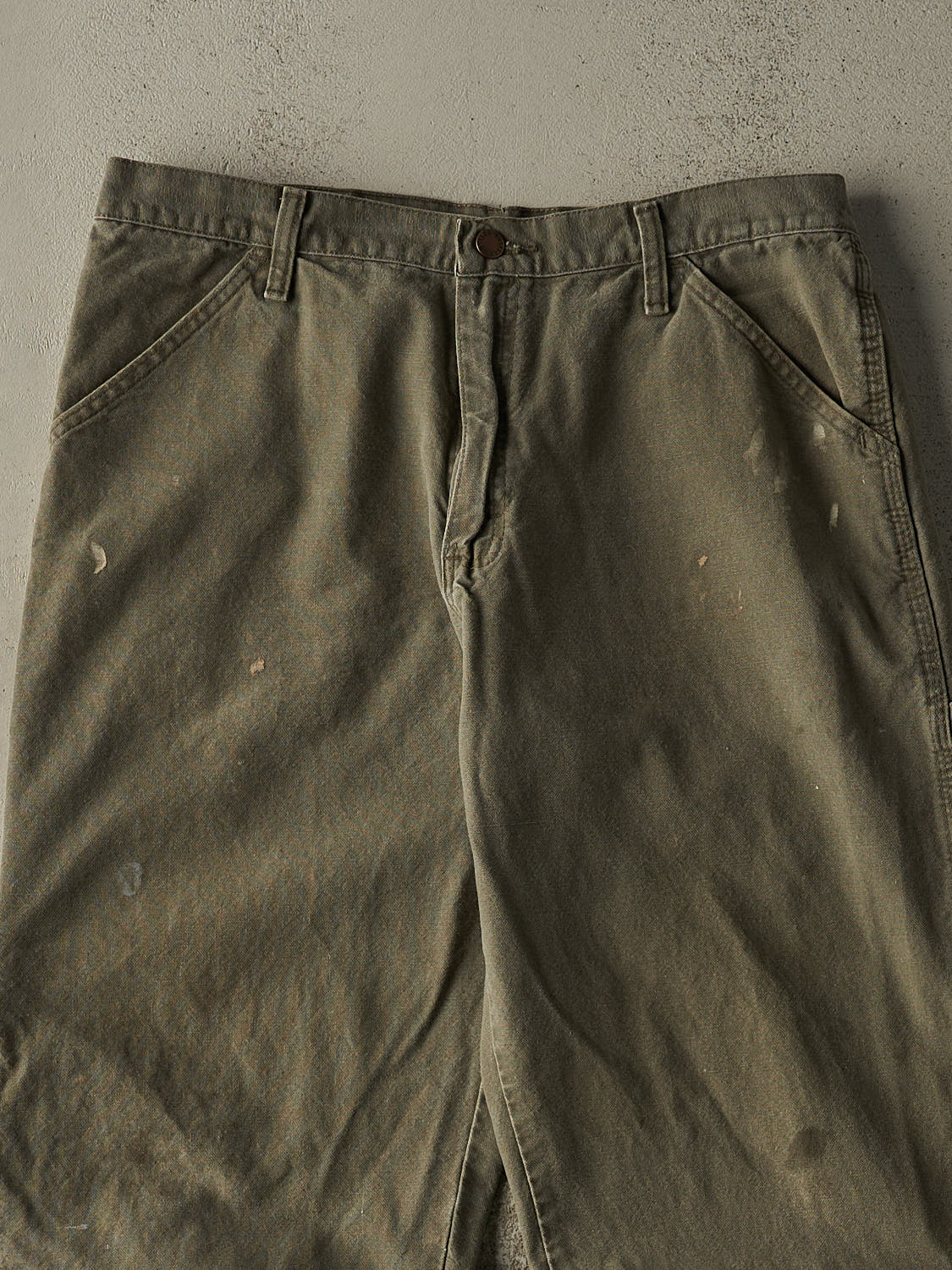 Vintage 90s Green Rustler Carpenter Pants (34x28.5)