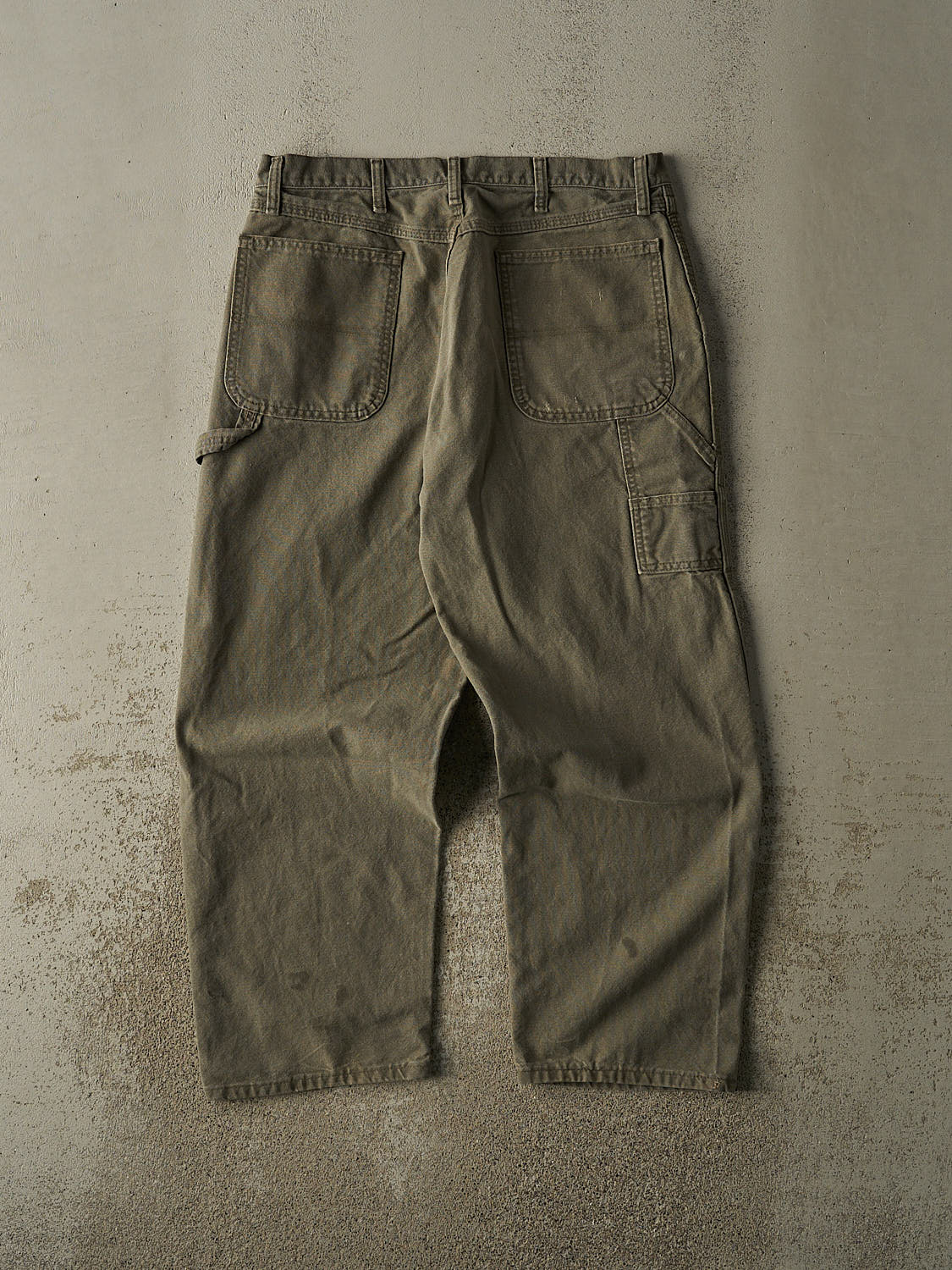 Vintage 90s Green Rustler Carpenter Pants (34x28.5)