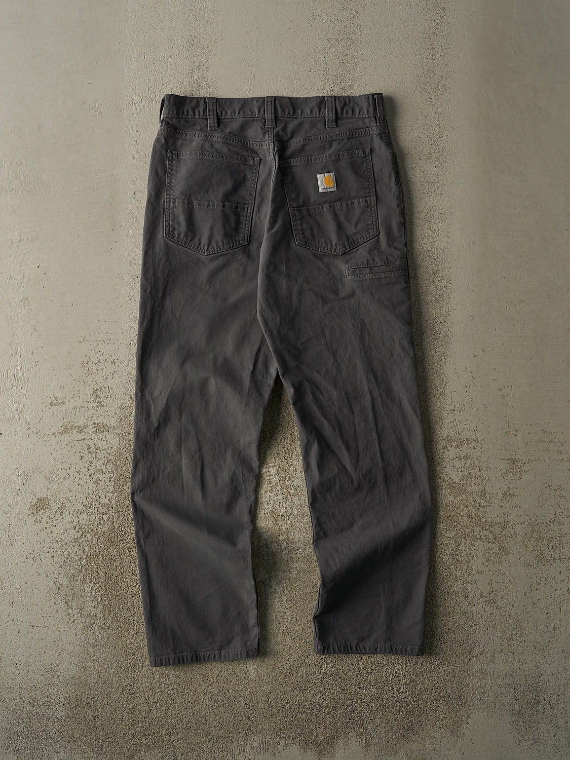 Vintage Y2K Charcoal Grey Carhartt Work Pants (31x30.5)
