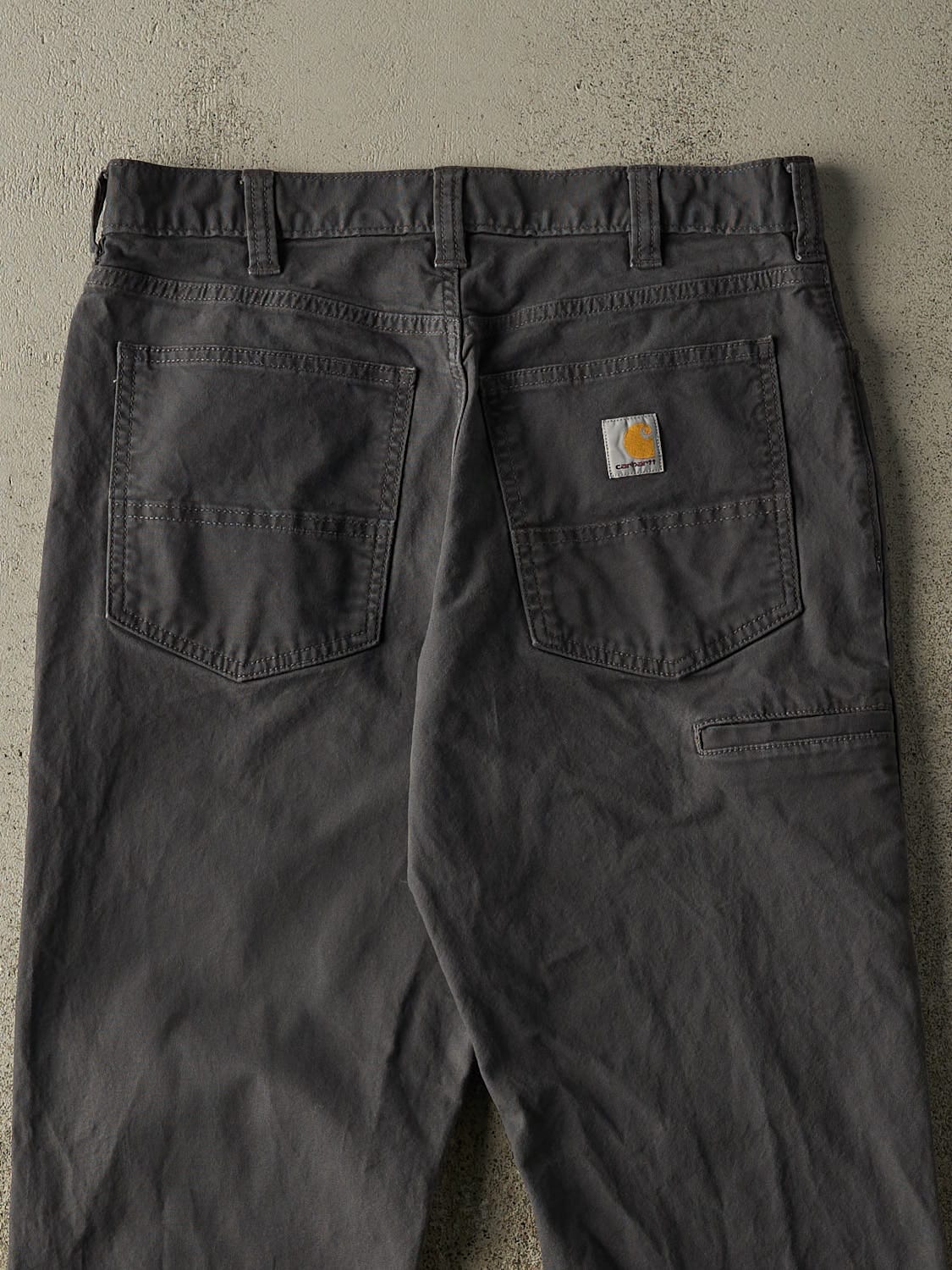 Vintage Y2K Charcoal Grey Carhartt Work Pants (31x30.5)