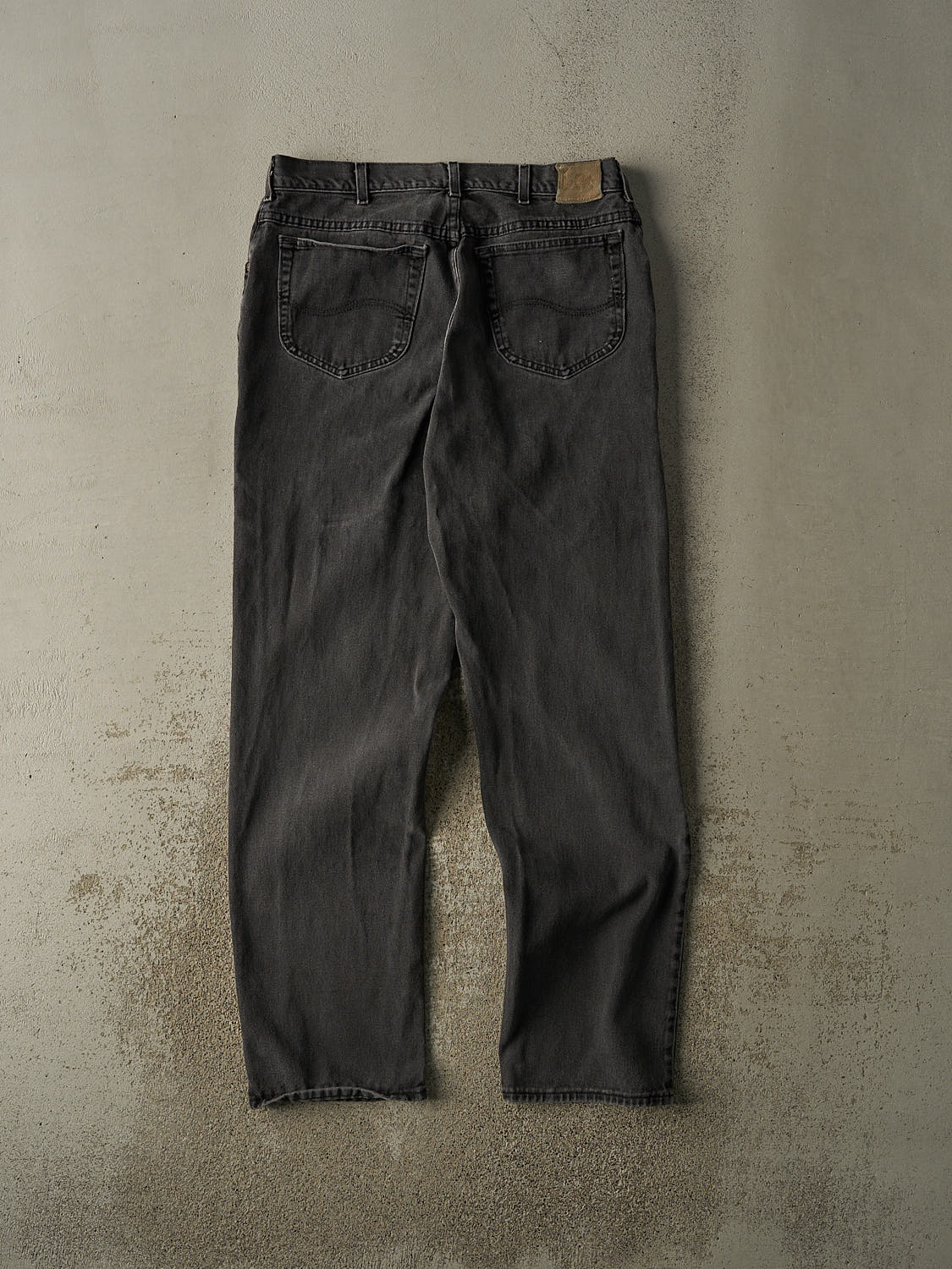 Vintage 90s Charcoal Grey Lee Denim Pants (34x33)