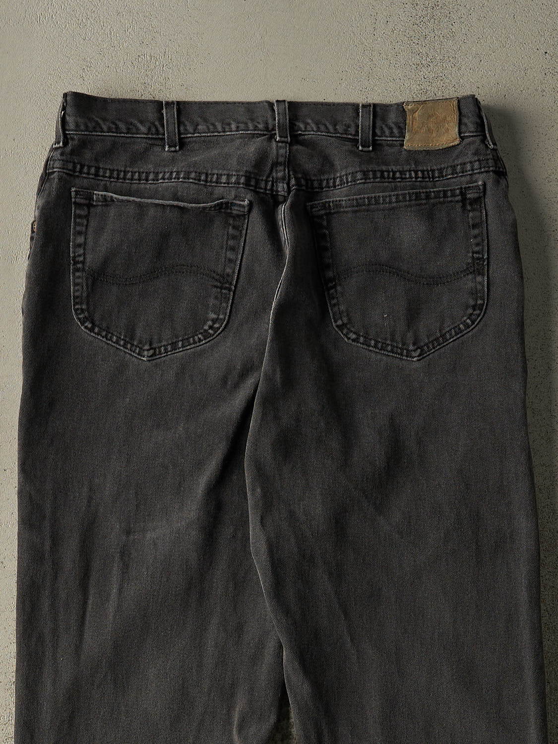 Vintage 90s Charcoal Grey Lee Denim Pants (34x33)