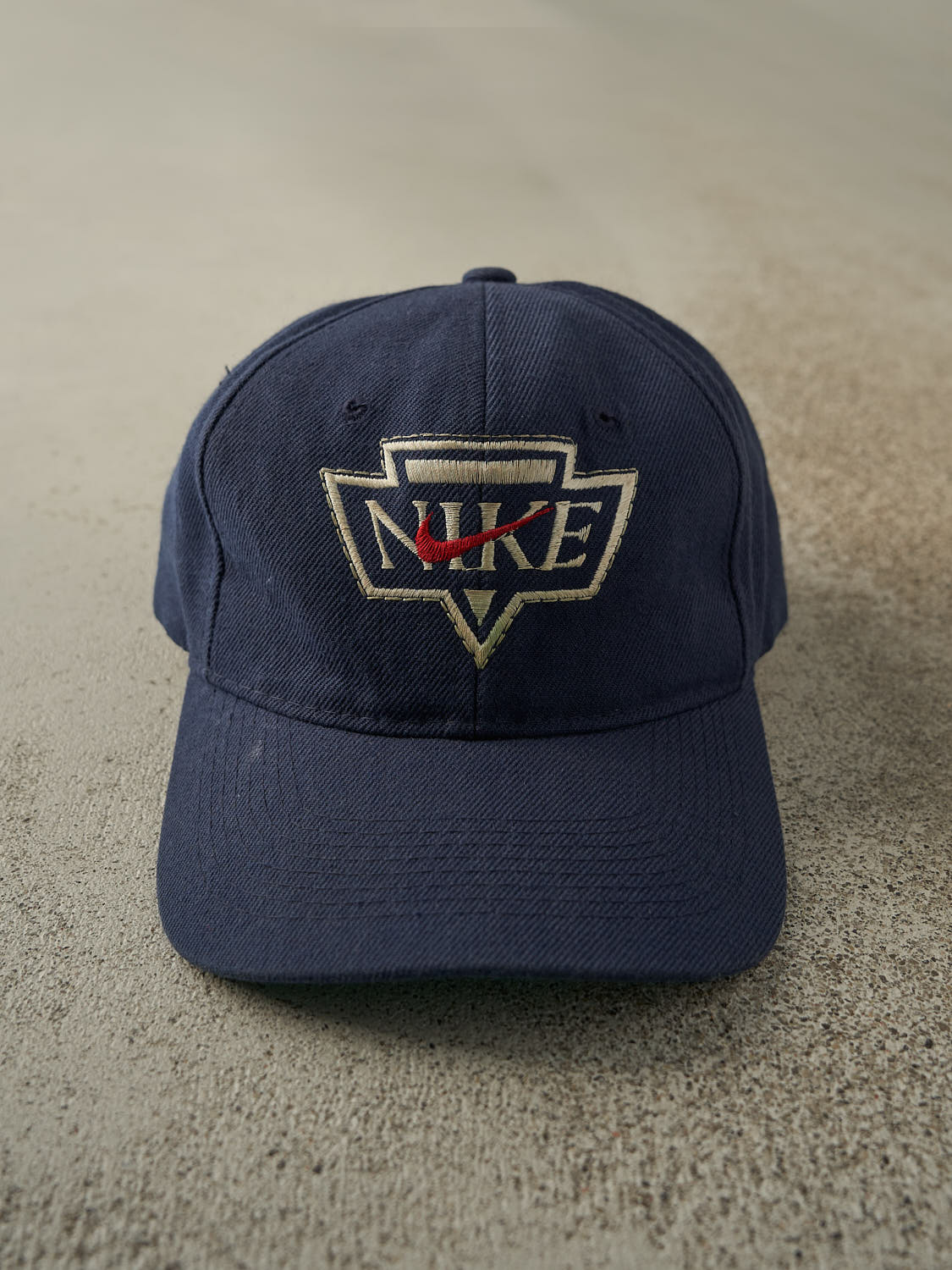Vintage 90s Navy Blue Nike Embroidered Snapback (O/S)