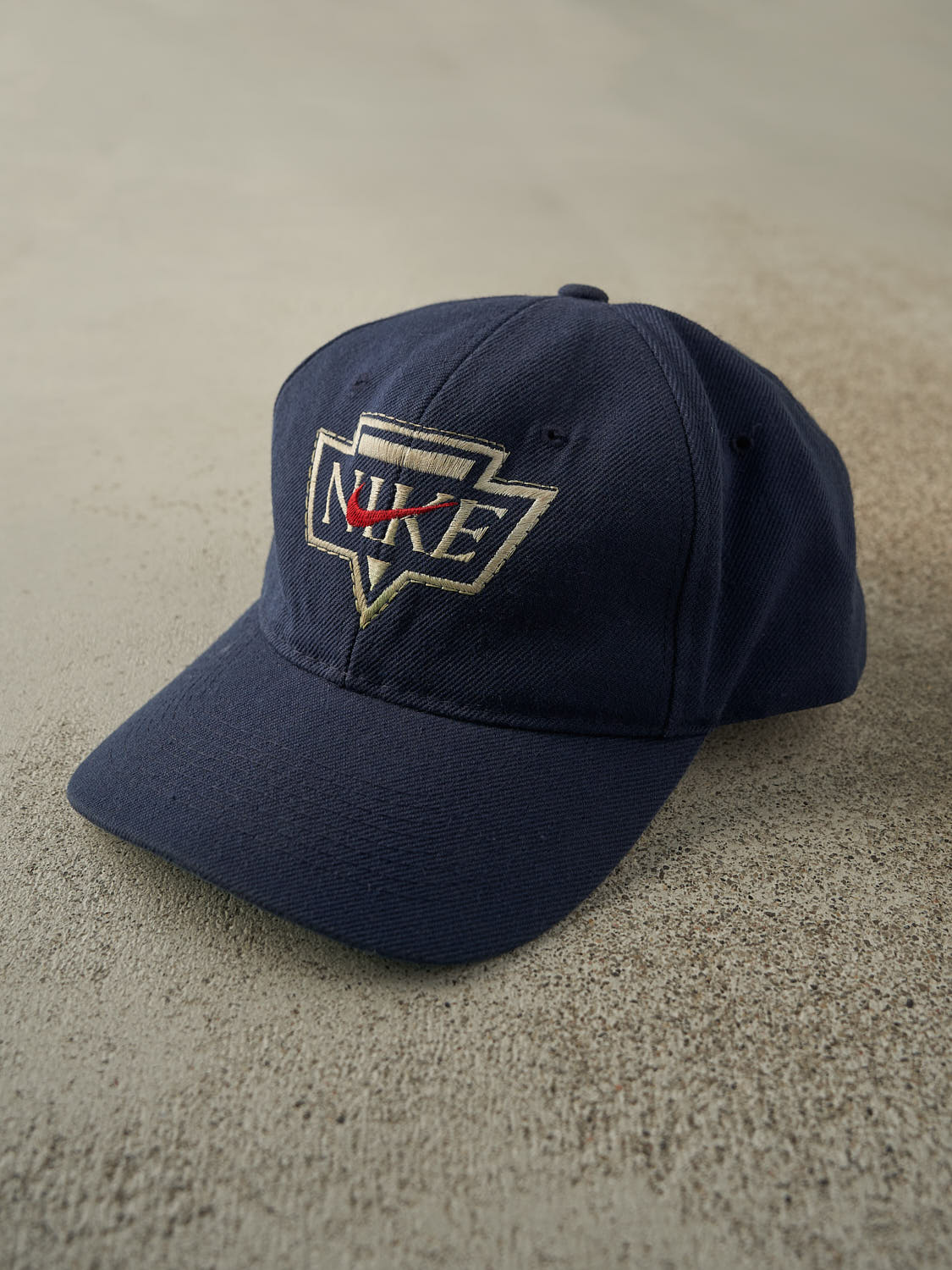 Vintage 90s Navy Blue Nike Embroidered Snapback (O/S)