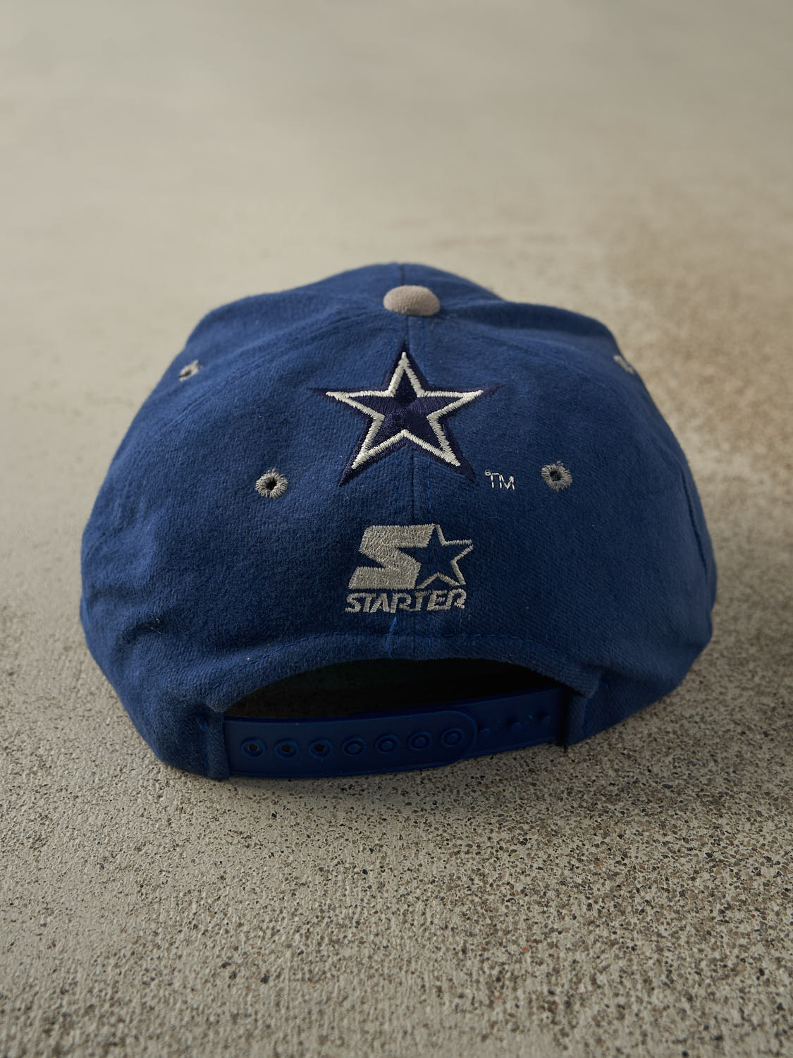 Vintage 90s Navy Blue Dallas Cowboys Starter Snapback (O/S)