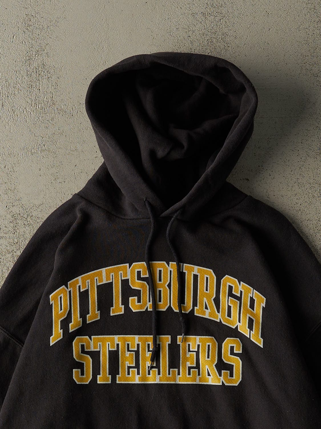 Vintage 90s Black Pittsburgh Steelers Hoodie (L/XL)