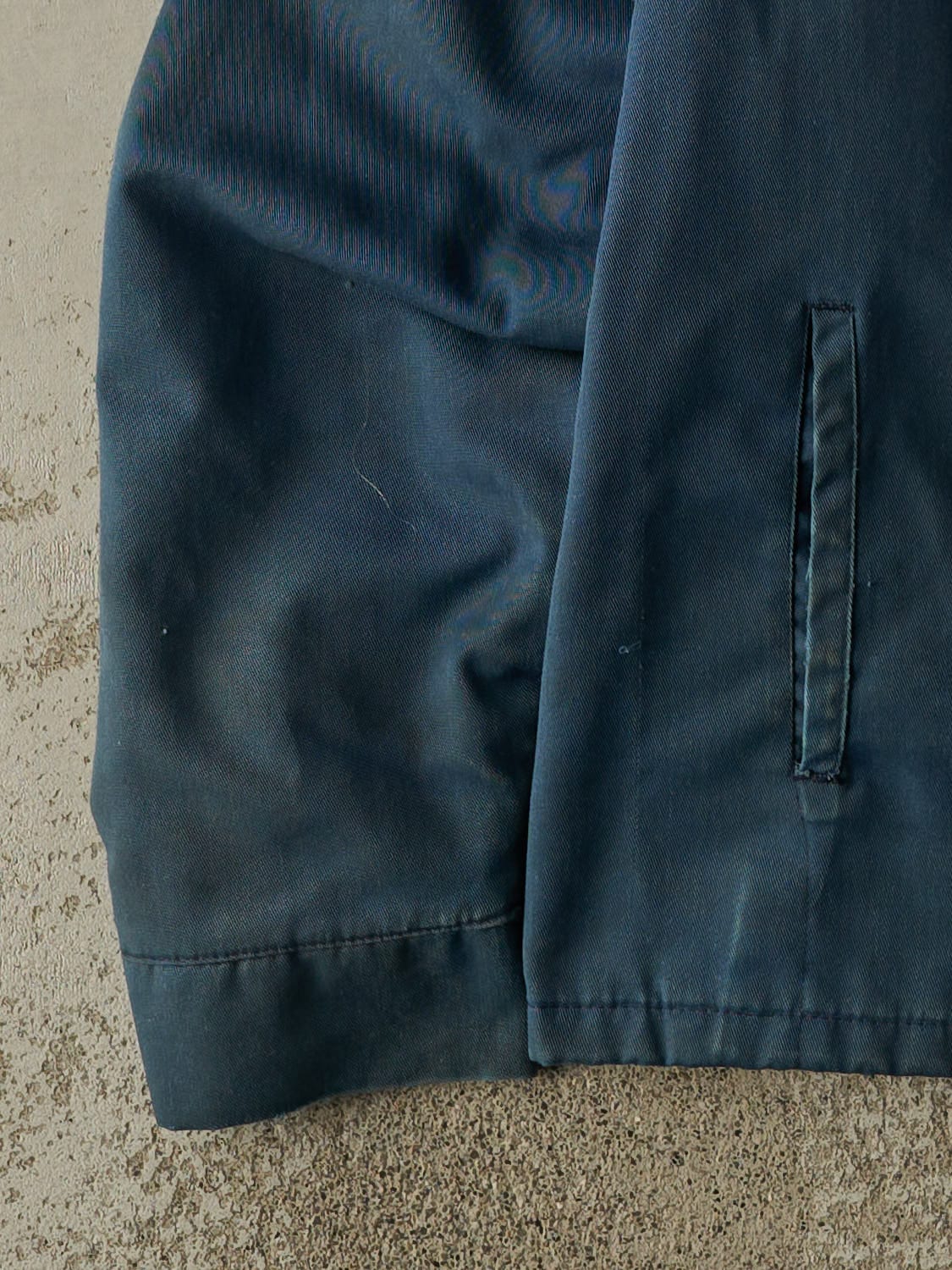 Vintage 80s Blue Big Mac Fleece Lined Work Jacket (M)