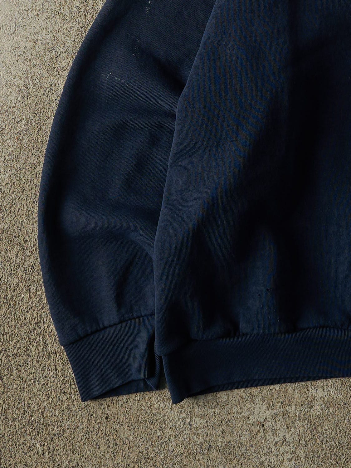 Vintage 80s Navy Blue Blank Crewneck (M)