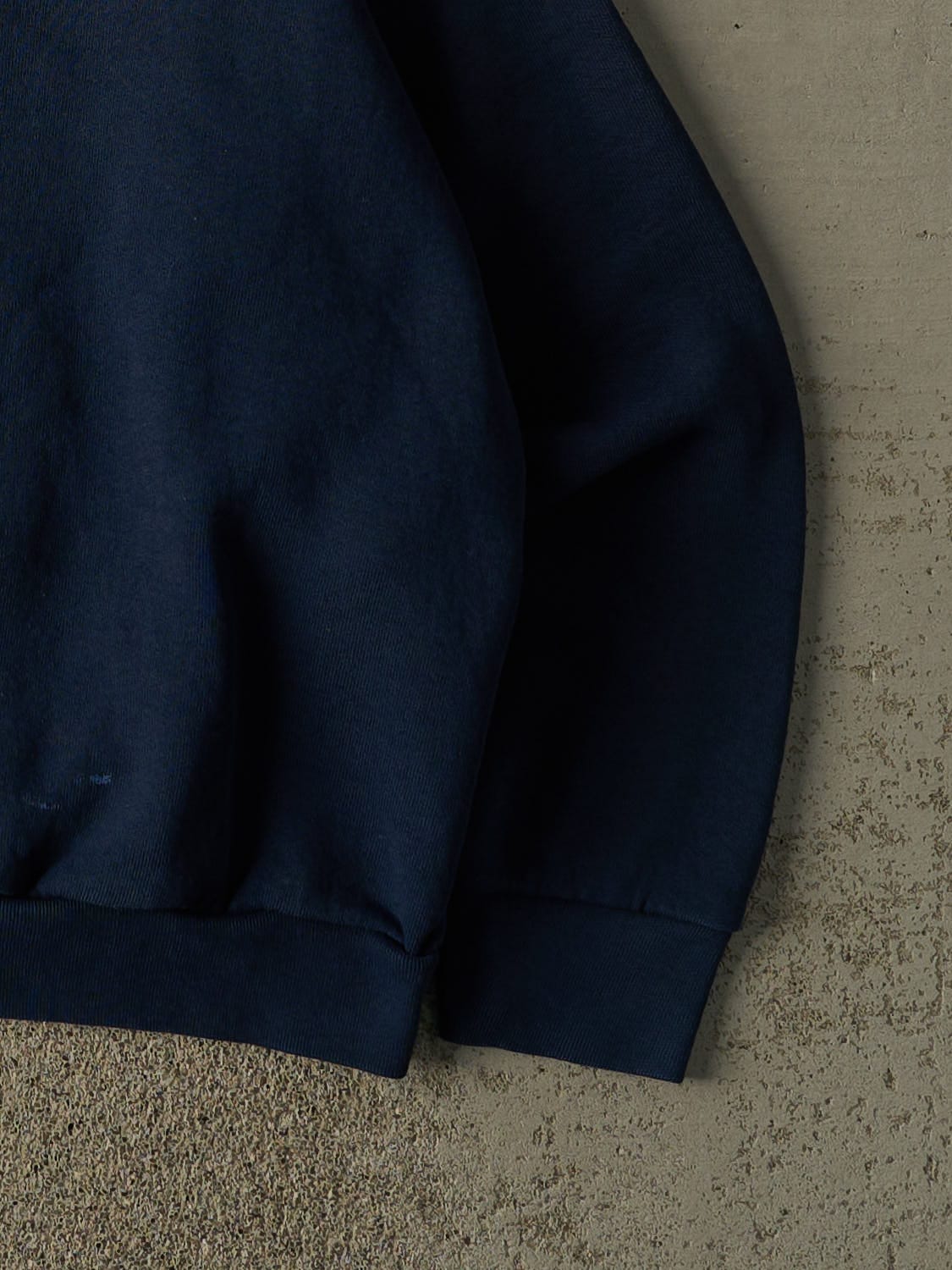Vintage 80s Navy Blue Blank Crewneck (M)