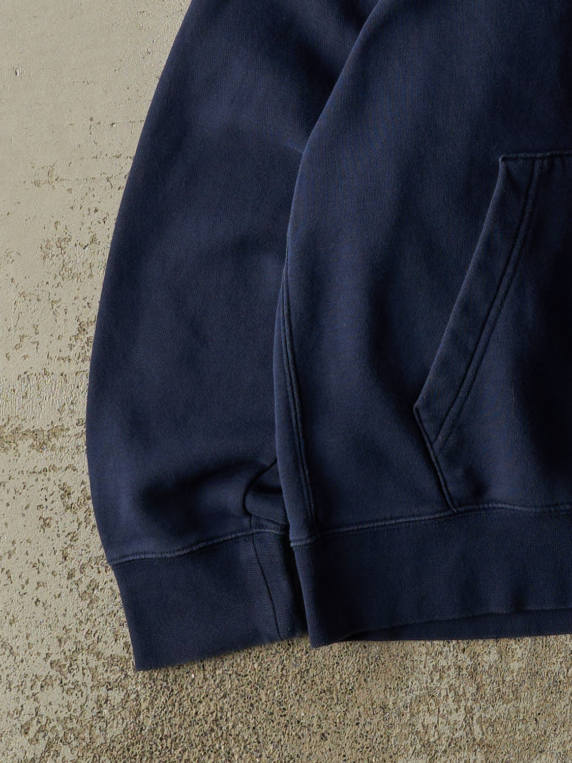 Vintage Y2K Navy Blue Nike Swoosh Embroidered Hoodie (L/XL)