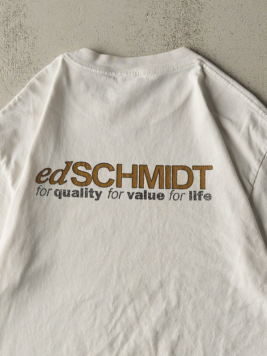 Vintage 05' White Jeep "Father's Day" Tee (L/XL)