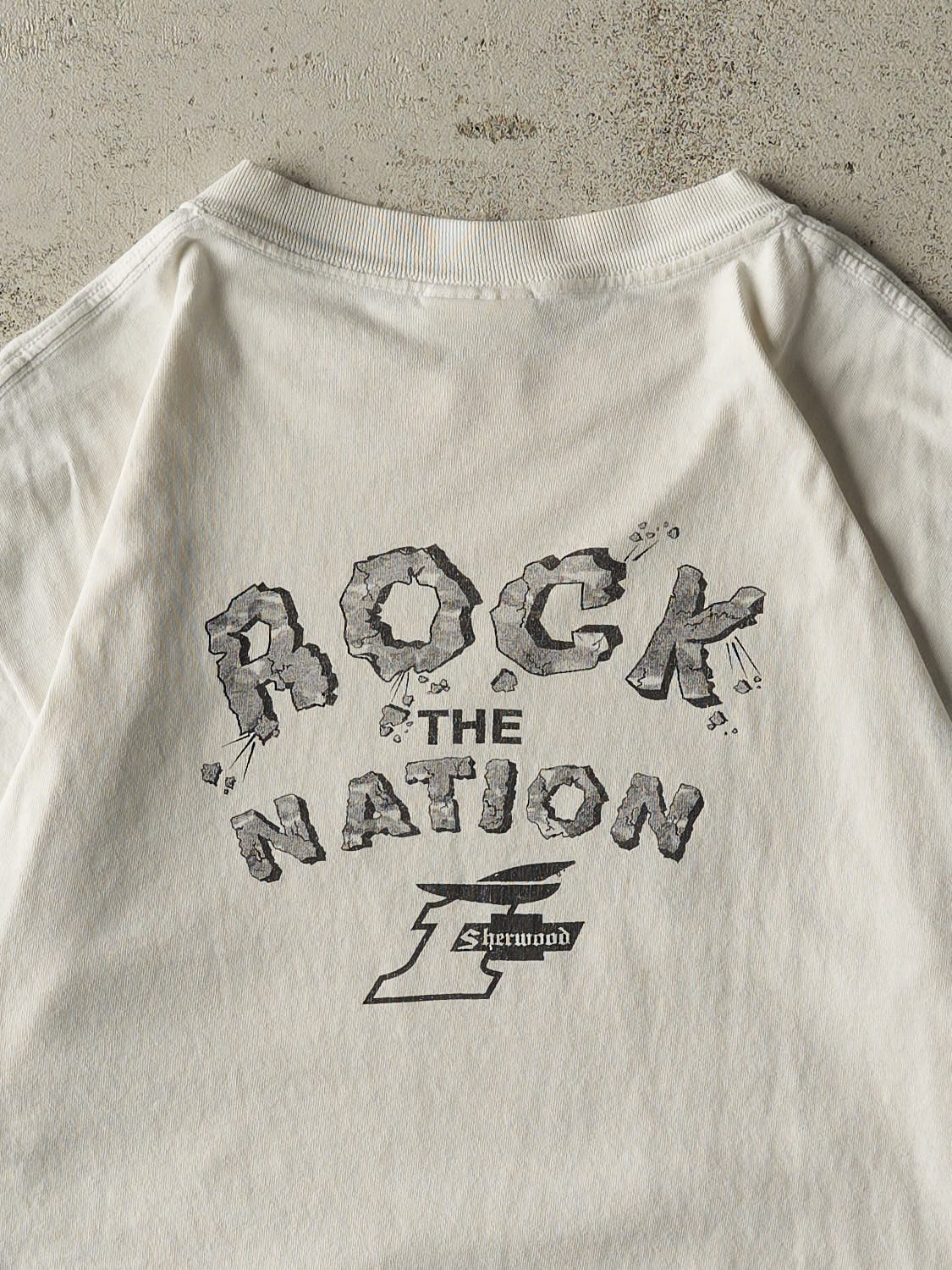 Vintage Y2K White Chevy Tee (M)
