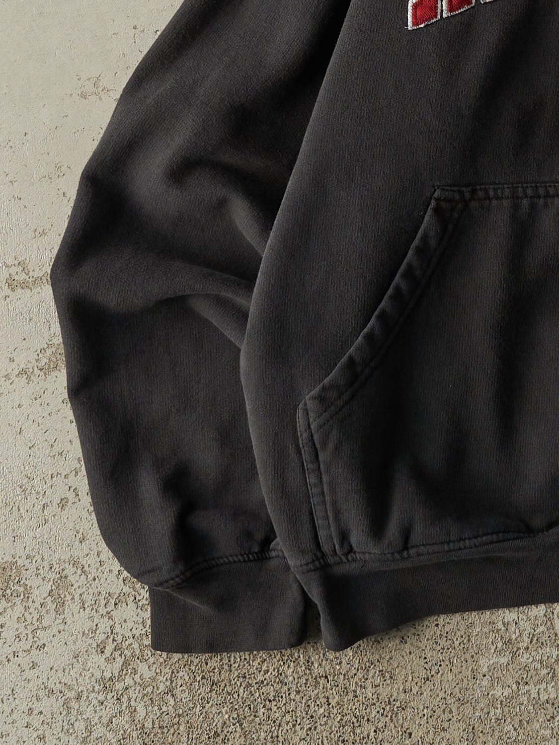Vintage Y2K Faded Black University of Alabama Embroidered Hoodie (XS/S)