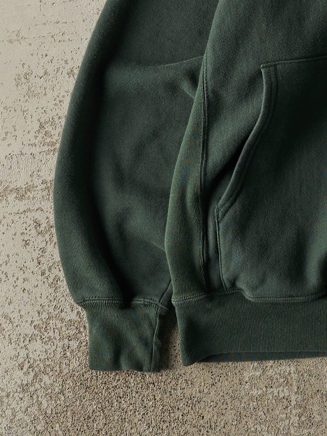 Vintage Y2K Green Champion Reverse Weave Loyola College Hoodie (XS/S)