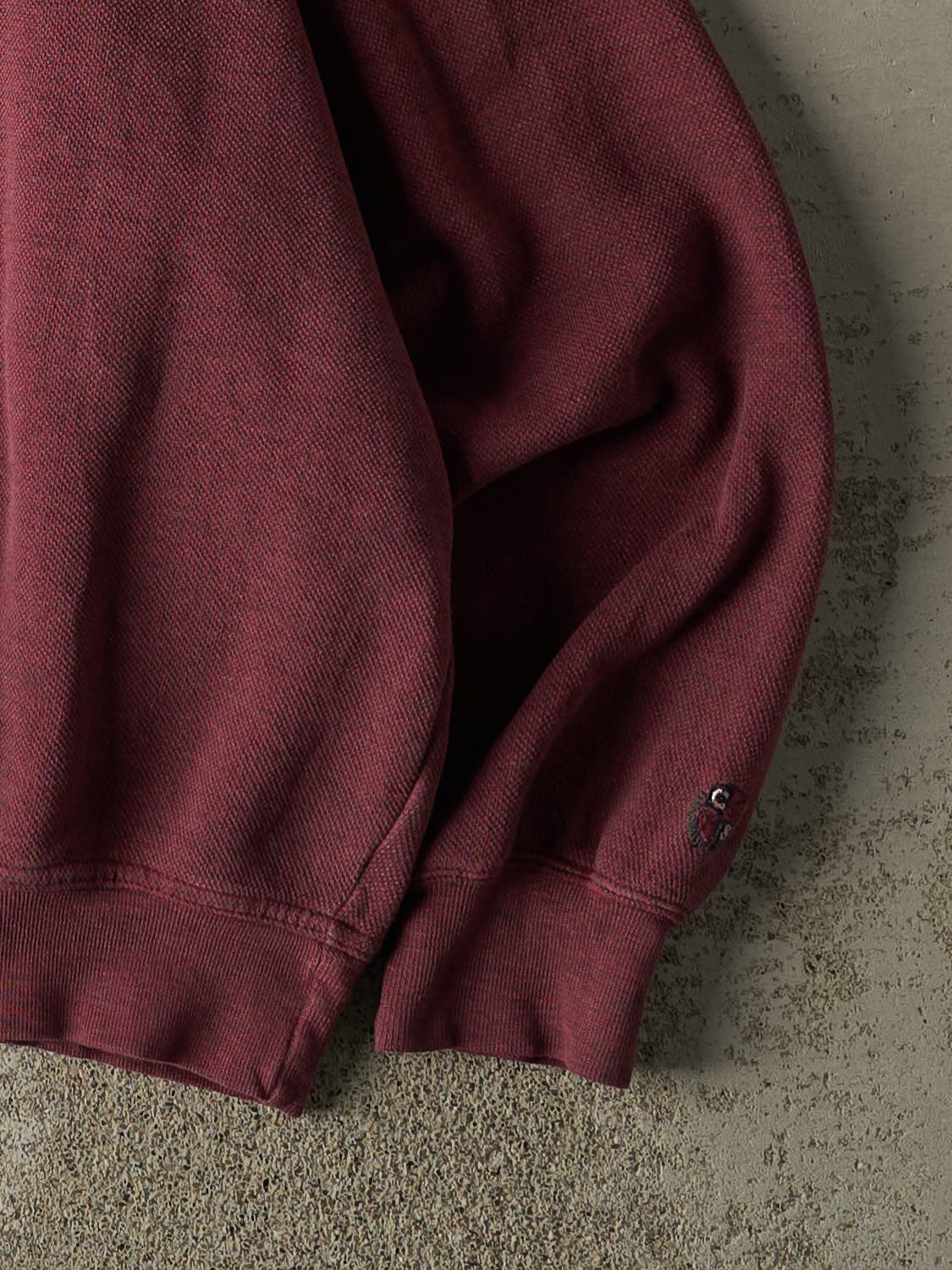 Vintage 80s Burgundy Golf Embroidered Crewneck (L)