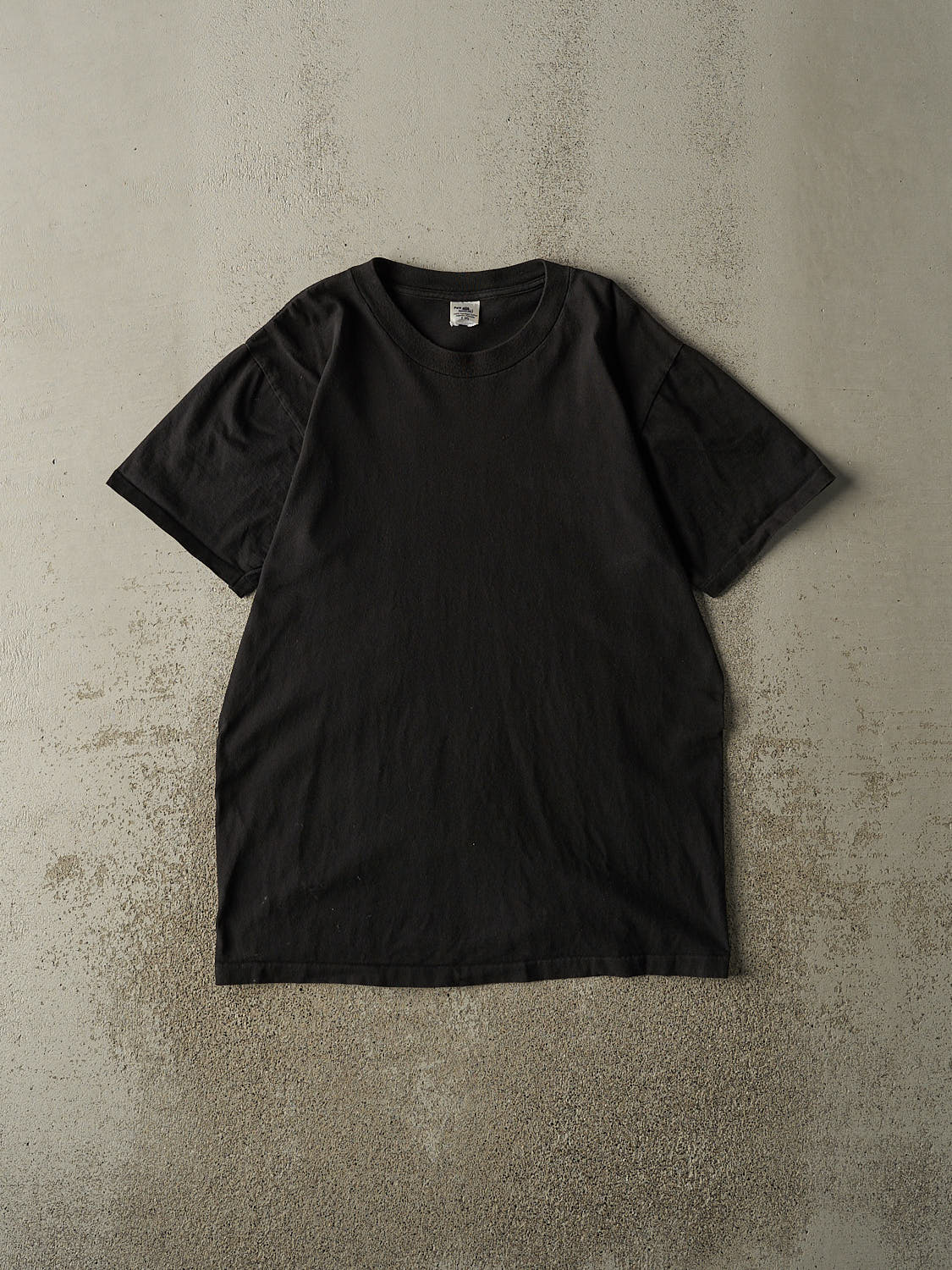 Vintage 80s Black Blank Single Stitch Tee (M/L)