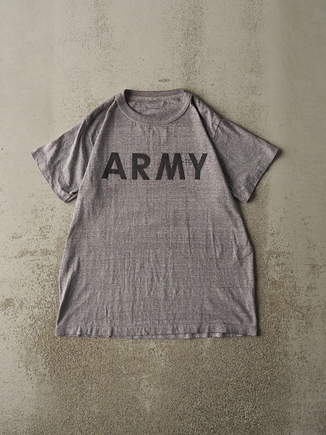 Vintage 90s Grey Army Tee (M/L)