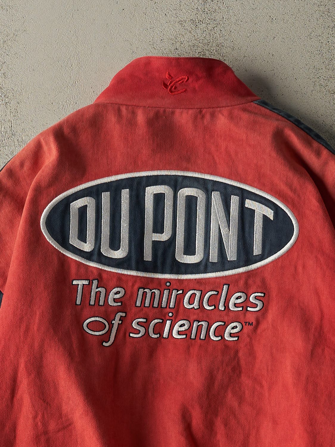 Vintage 90s Navy Blue & Red Jeff Gordon Nascar Racing Jacket (L)