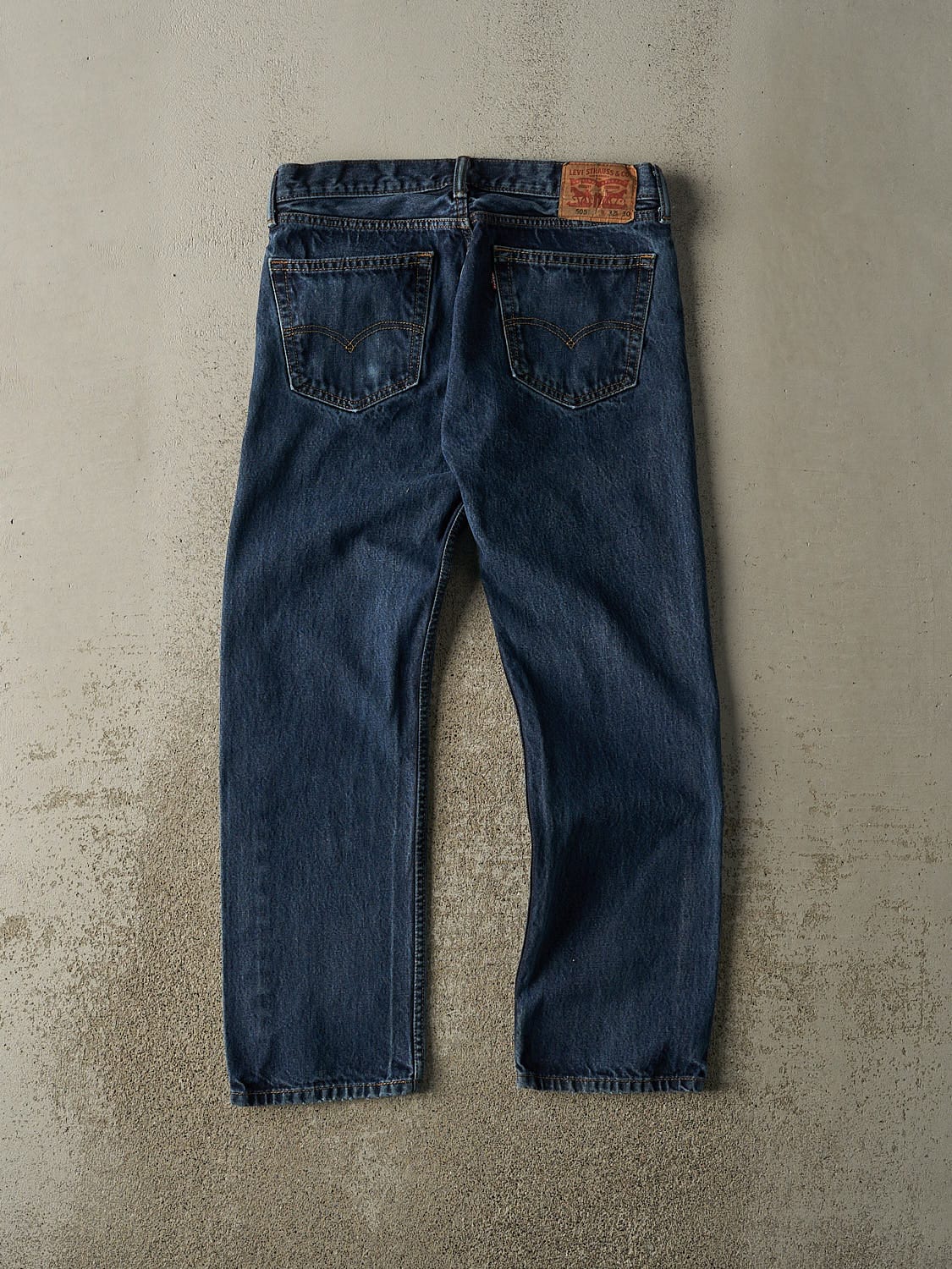 Vintage Y2K Dark Wash Levi's 505 Jeans (33x28.5)