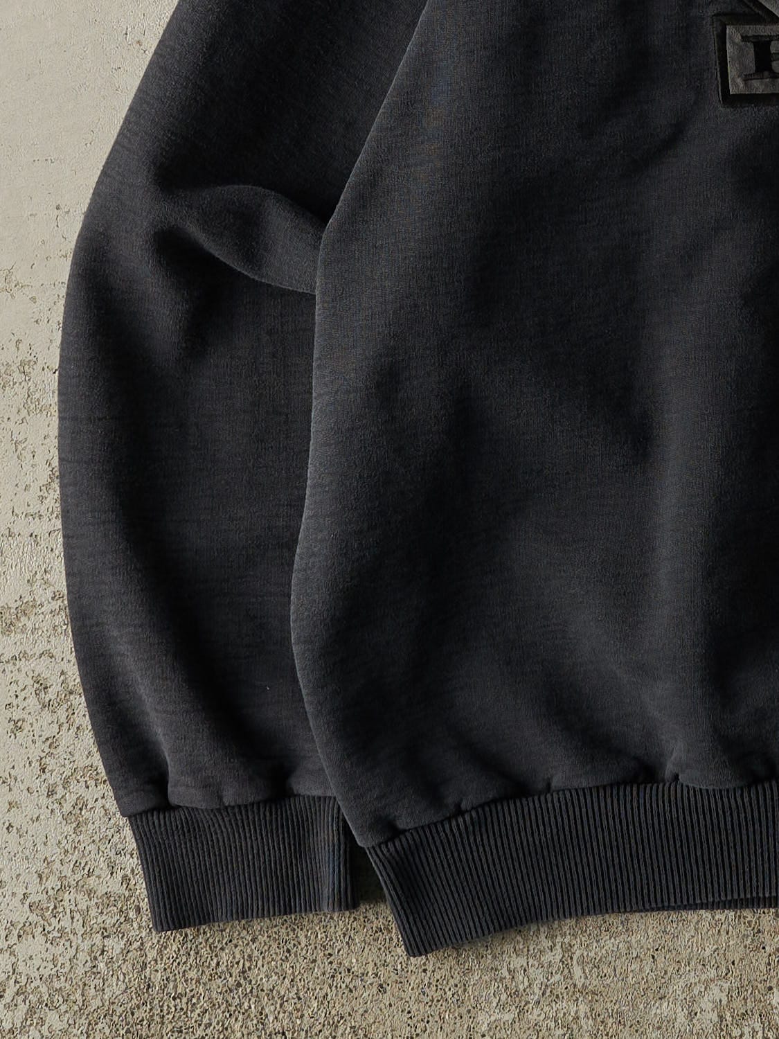 Vintage 90s Faded Black Honda Racing Embroidered Crewneck (XL/XXL)