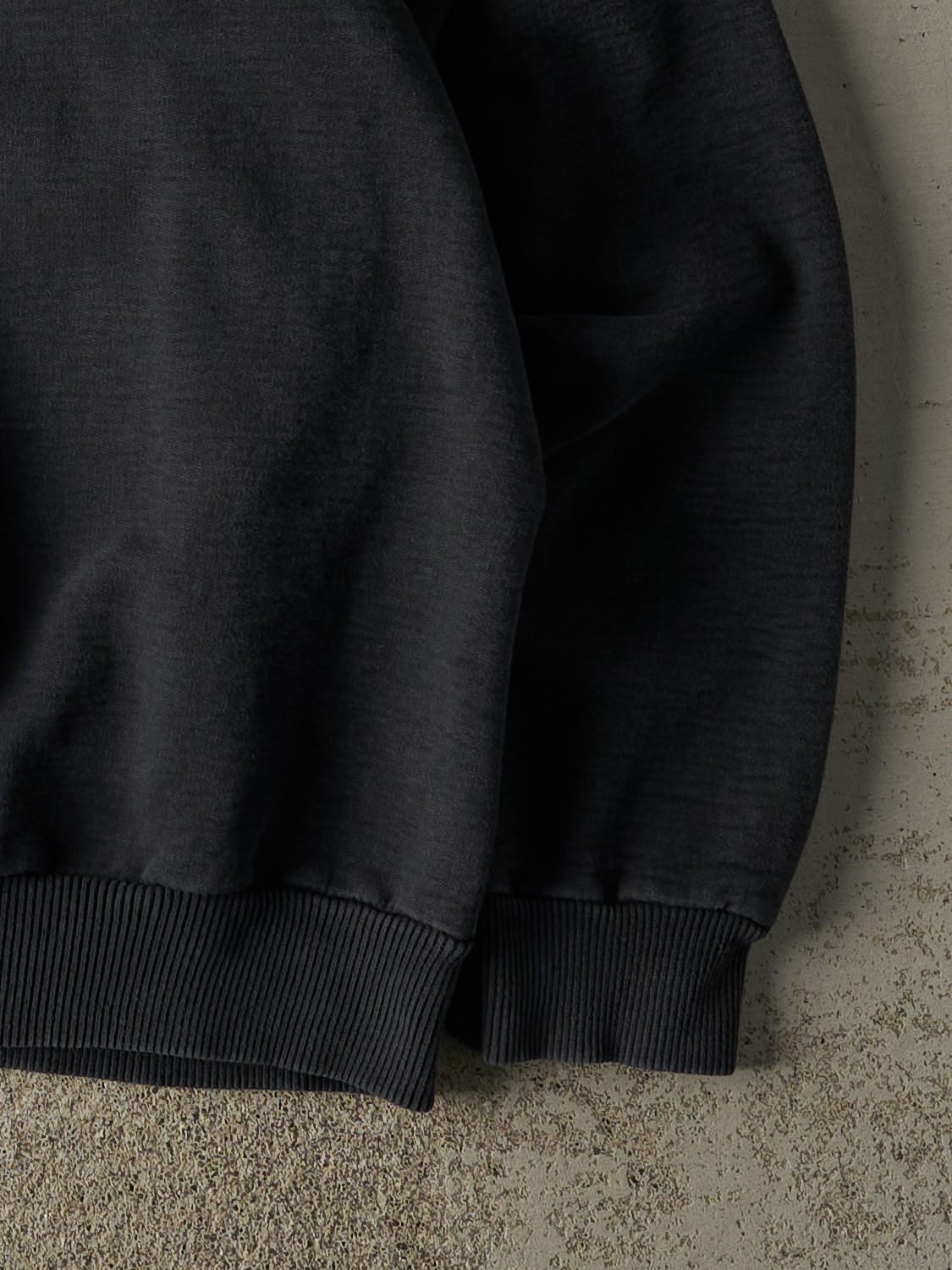 Vintage 90s Faded Black Honda Racing Embroidered Crewneck (XL/XXL)