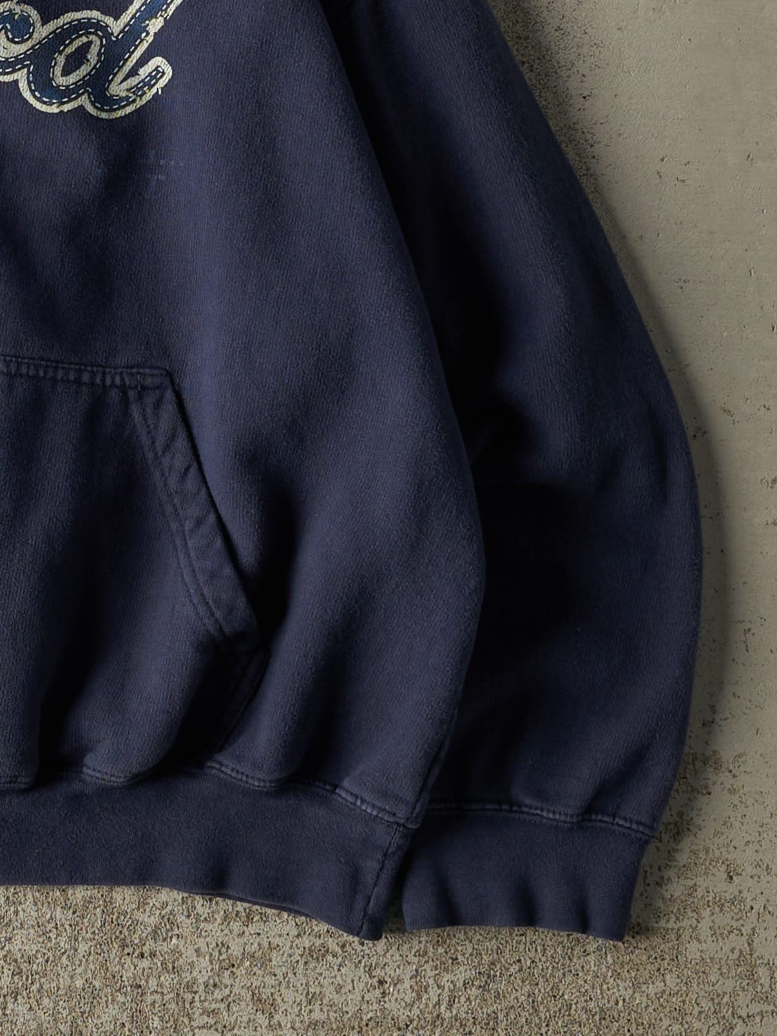 Vintage Y2K Navy Blue Ford Hoodie (S/M)