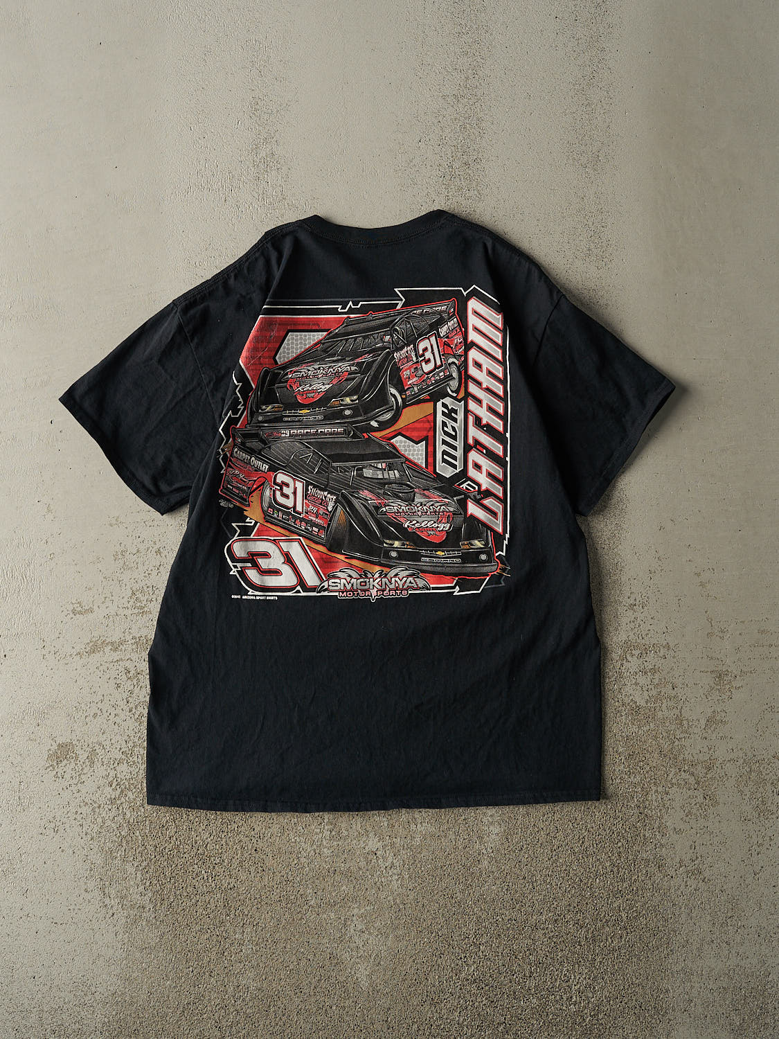 15' Black Nick Latham Racing Tee (L/XL)