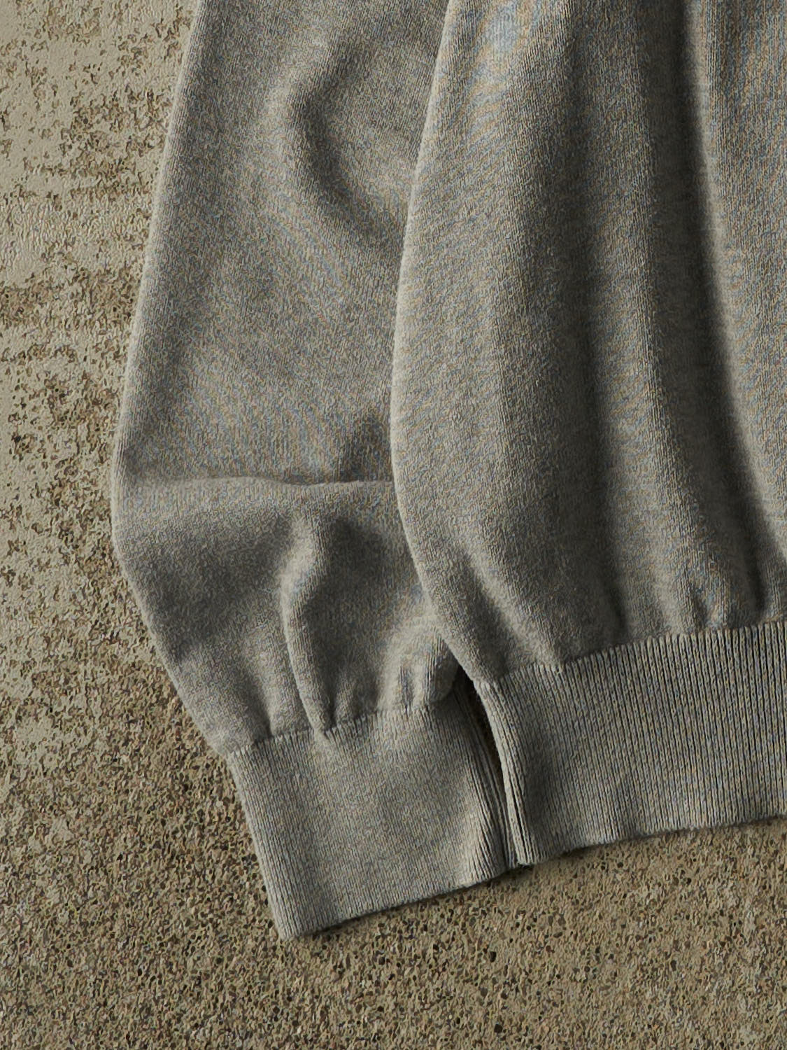 Vintage Y2K Grey Tommy Hilfiger Quarter Zip Knit (S/M)