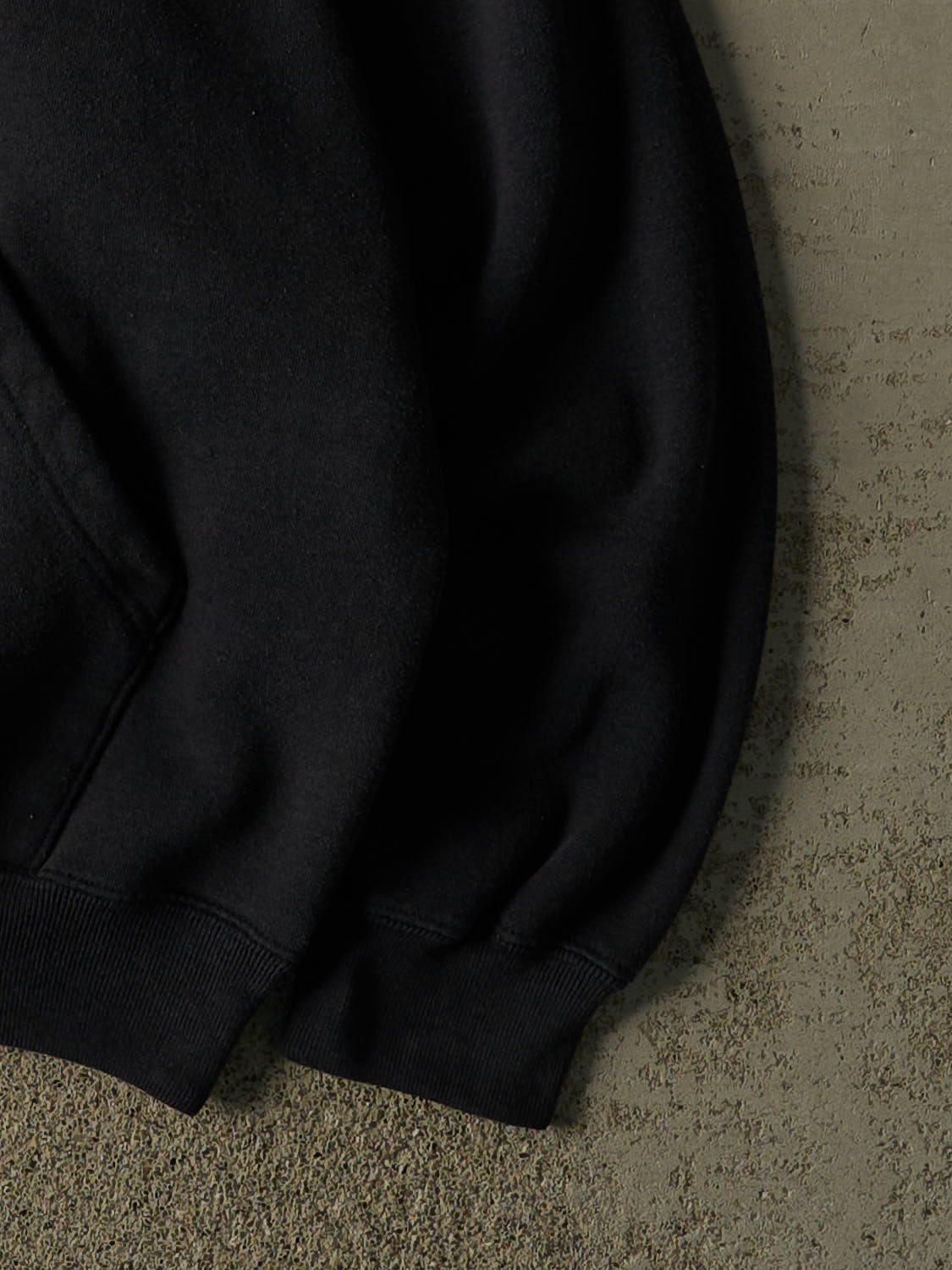 Vintage 90s Faded Black Blank Hoodie (M/L)