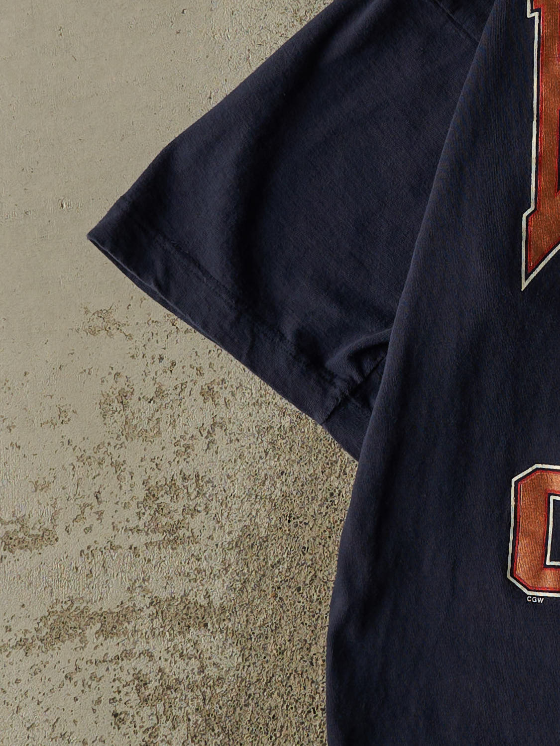 Vintage 90s Navy Blue Edmonton Oilers Tee (L/XL)