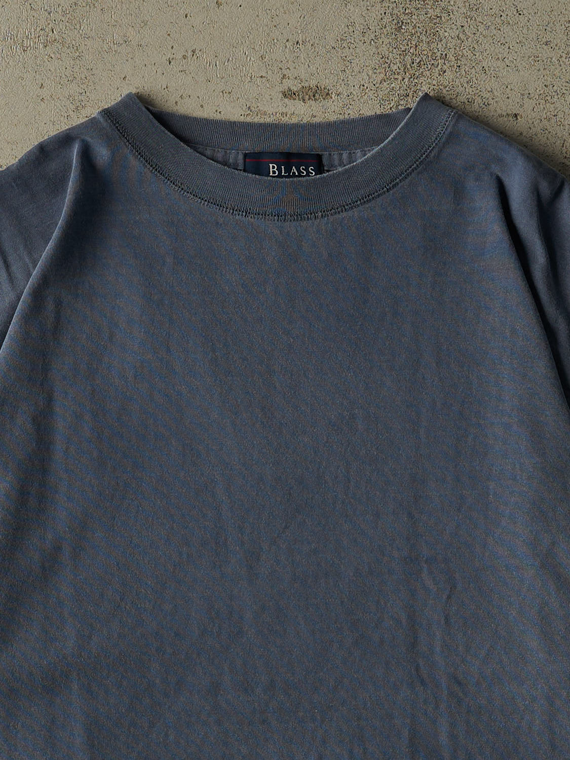 Vintage 90s Washed Blue Blank Tee (L/XL)