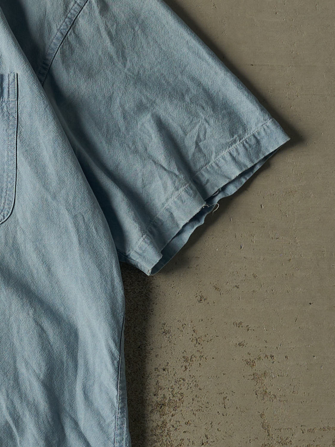 Vintage 90s Light Wash Chaps Ralph Lauren Button Up Tee (XL/XXL)
