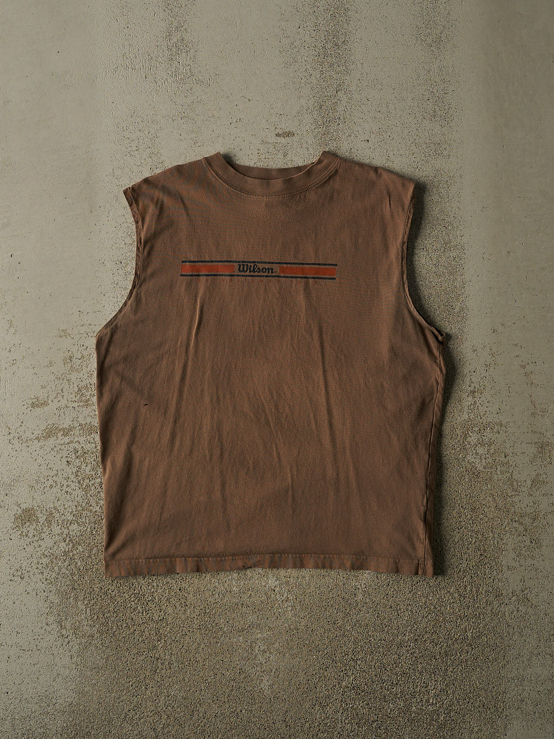 Vintage Y2K Brown Wilson Tank (M/L)