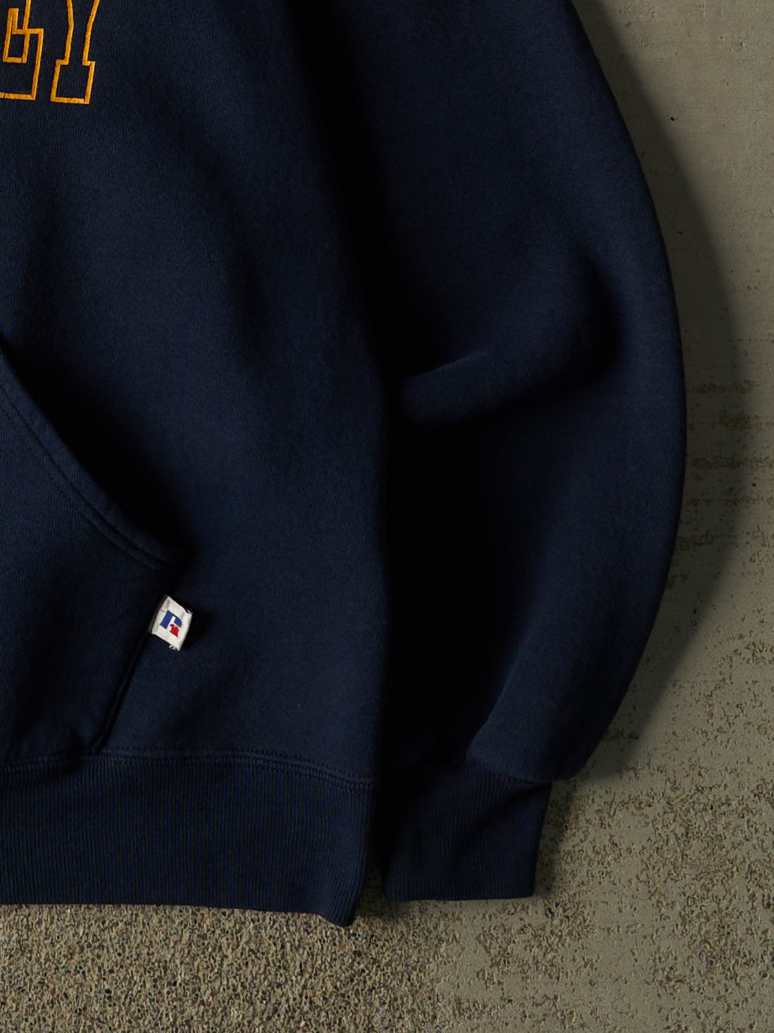 Vintage 90s Navy Blue Russell Athletic Highland Field Hockey Hoodie (M/L)
