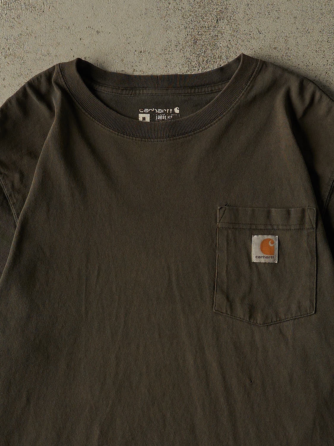 Vintage Y2K Green Carhartt Pocket Tee (L)